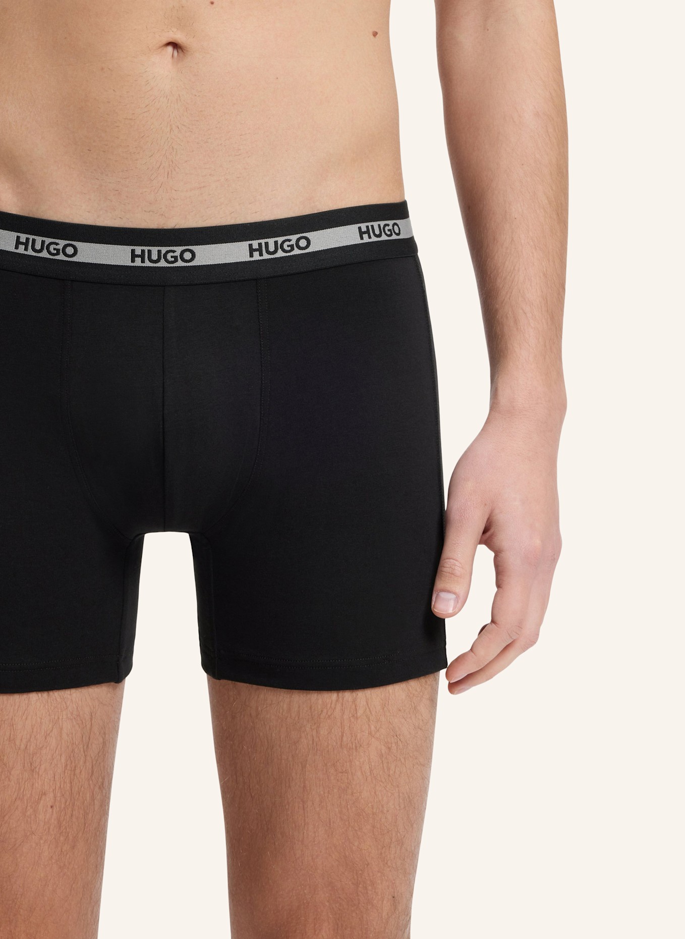 HUGO Boxer Briefs BOXER BR PLANET DES: BLAU