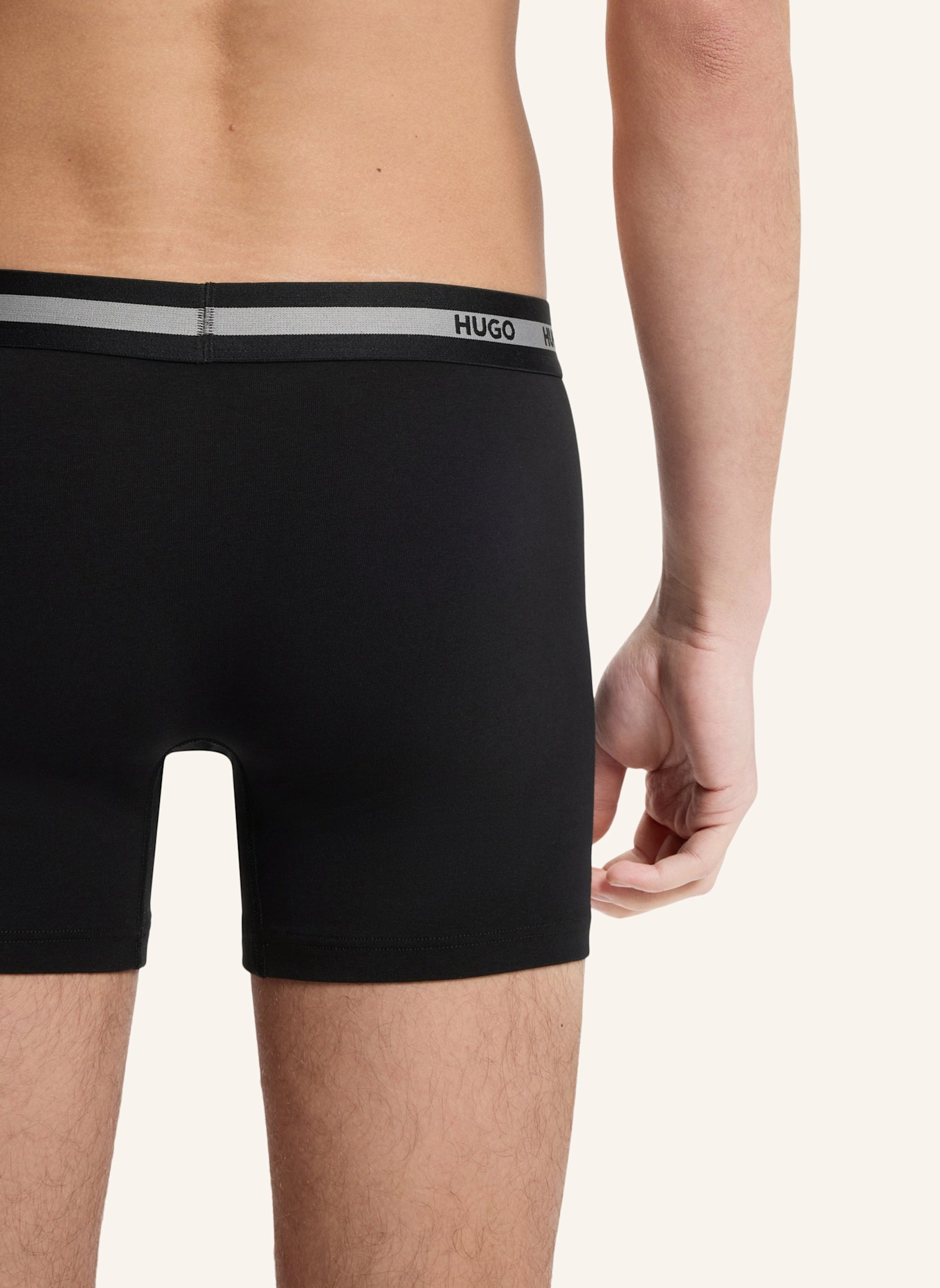 HUGO Boxer Briefs BOXER BR PLANET DES: BLAU