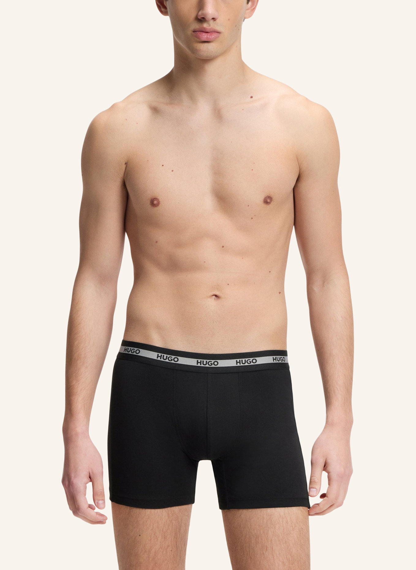 HUGO Boxer Briefs BOXER BR PLANET DES: BLAU
