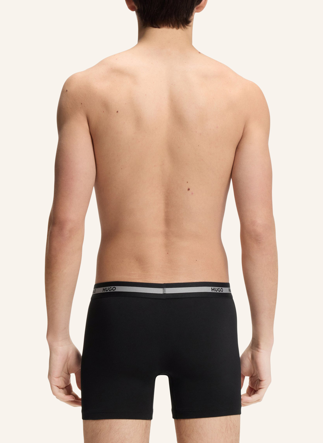 HUGO Boxer Briefs BOXER BR PLANET DES: BLAU