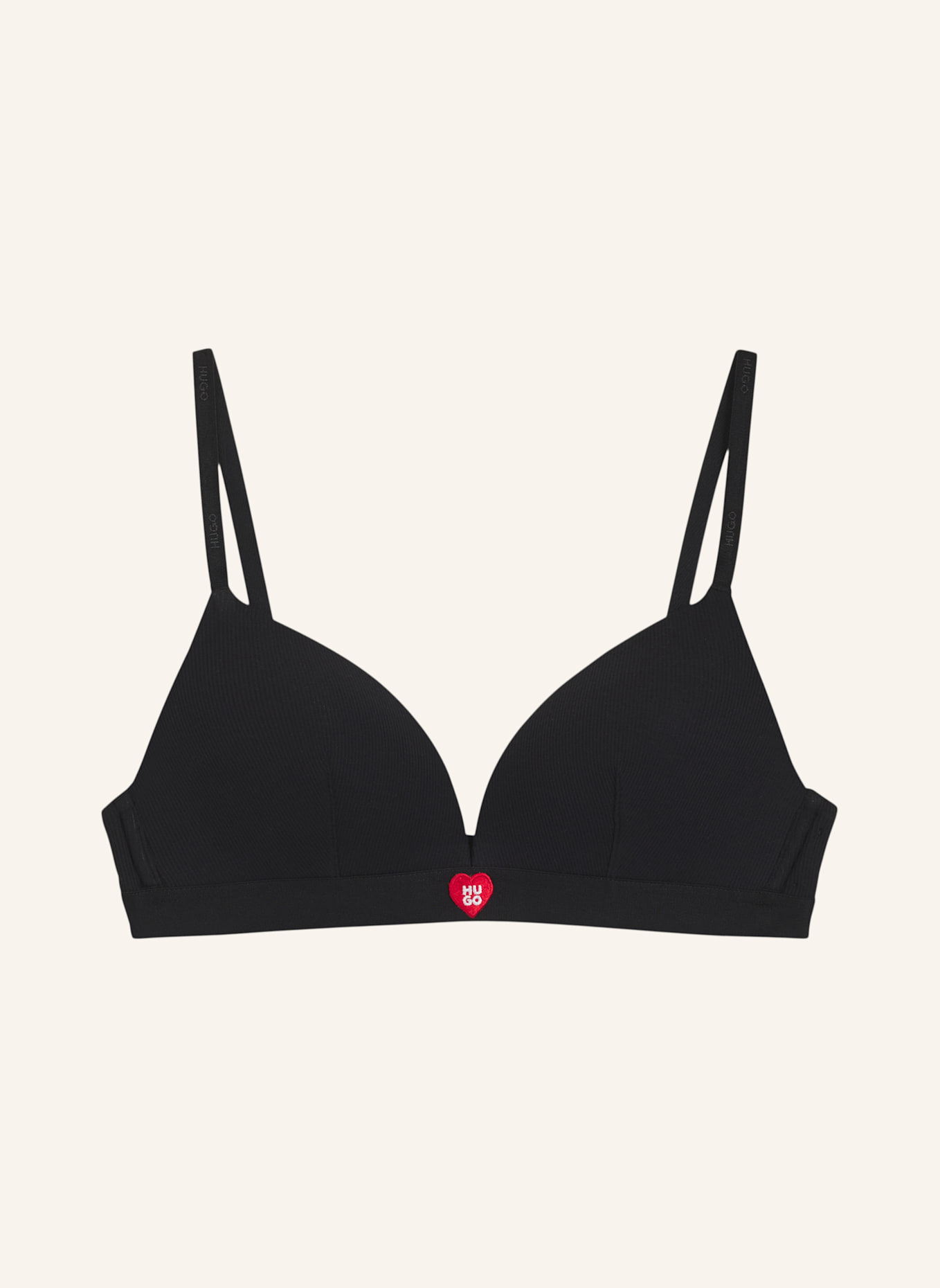 HUGO Bh HUGO HEART TRIANGLE: SCHWARZ