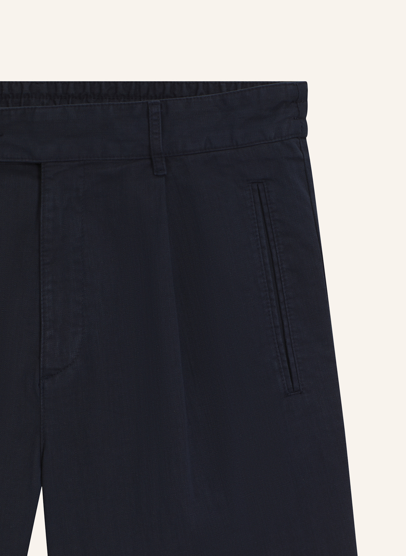 HUGO Short CINO263FSD Straight Fit: DUNKELBLAU