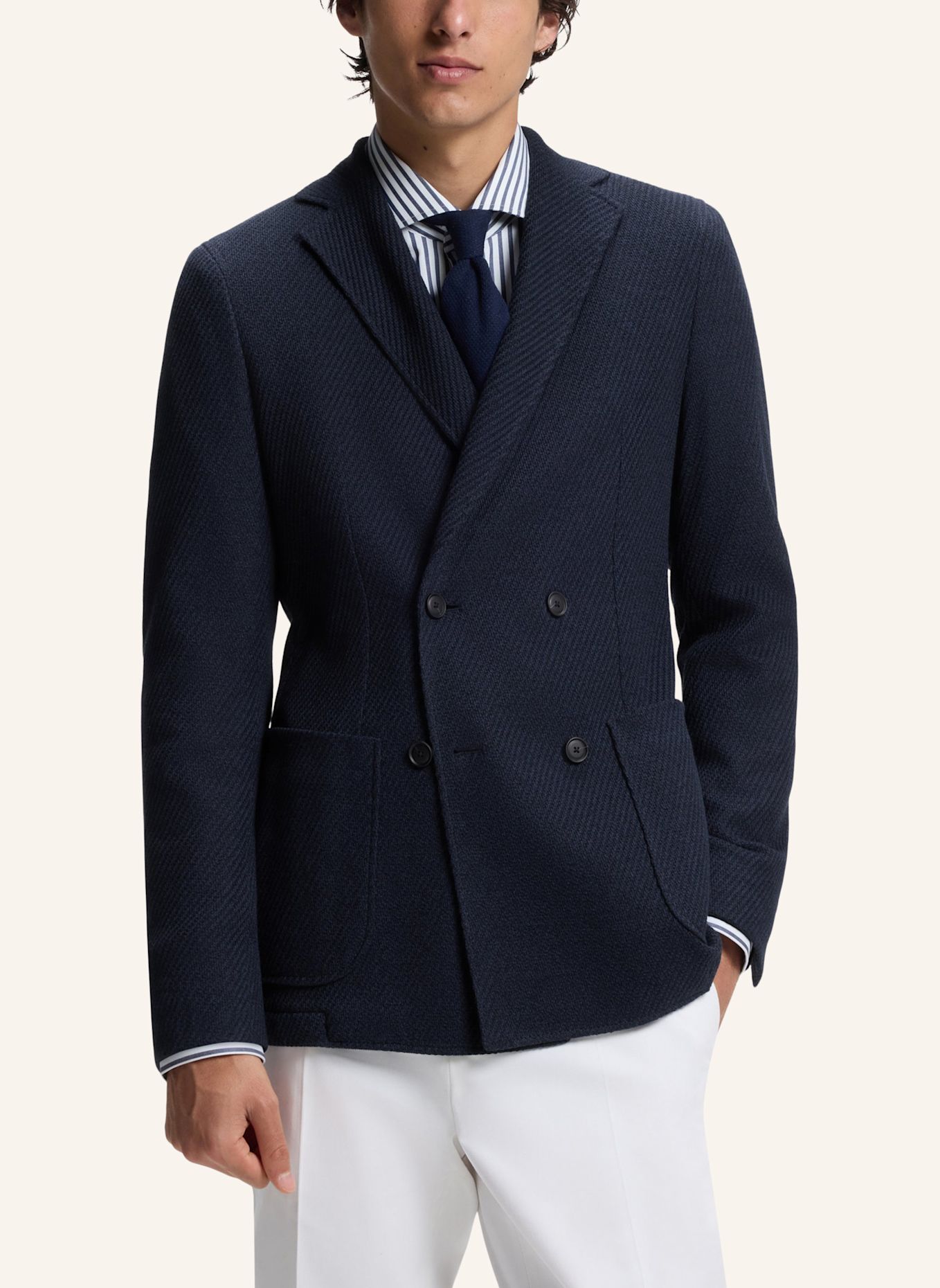 BOSS Sakko C-HANRY-J-DB-263 Slim Fit: DUNKELBLAU
