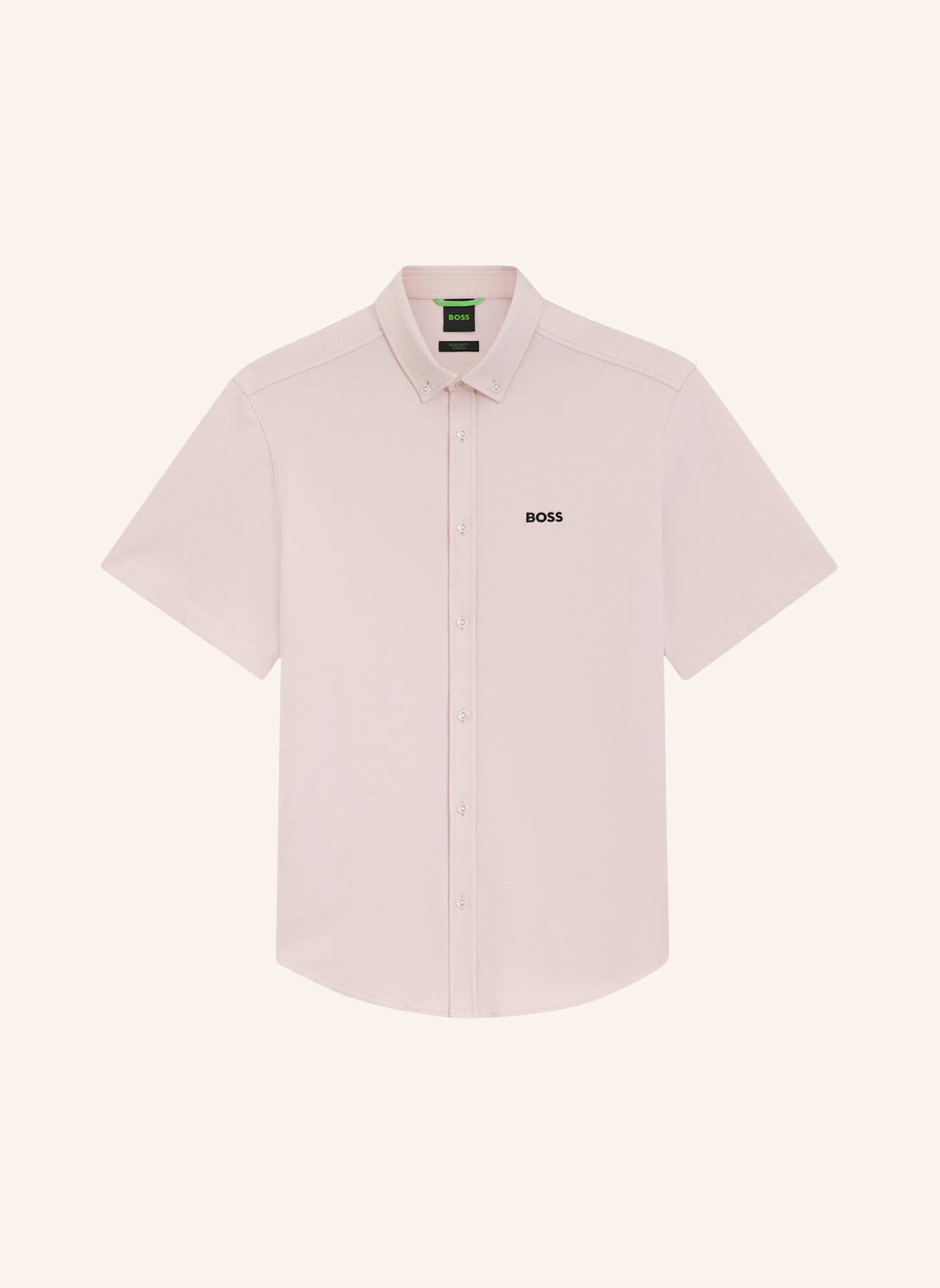 BOSS Kurzarm-Hemd ST_MOTION S Regular Fit aus Jersey: ORANGE