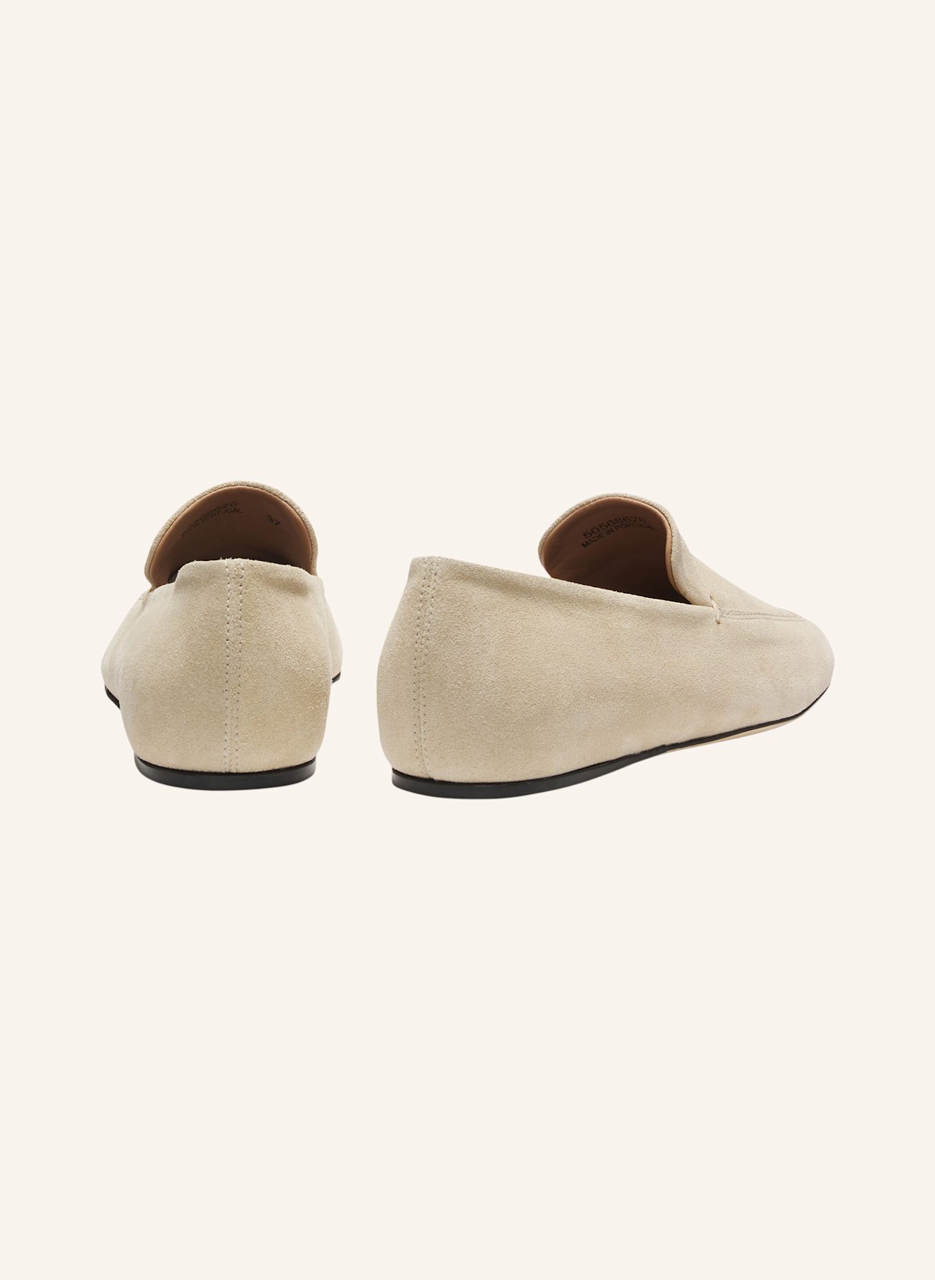 BOSS Flats PYNA_LOAFER_SD: BEIGE