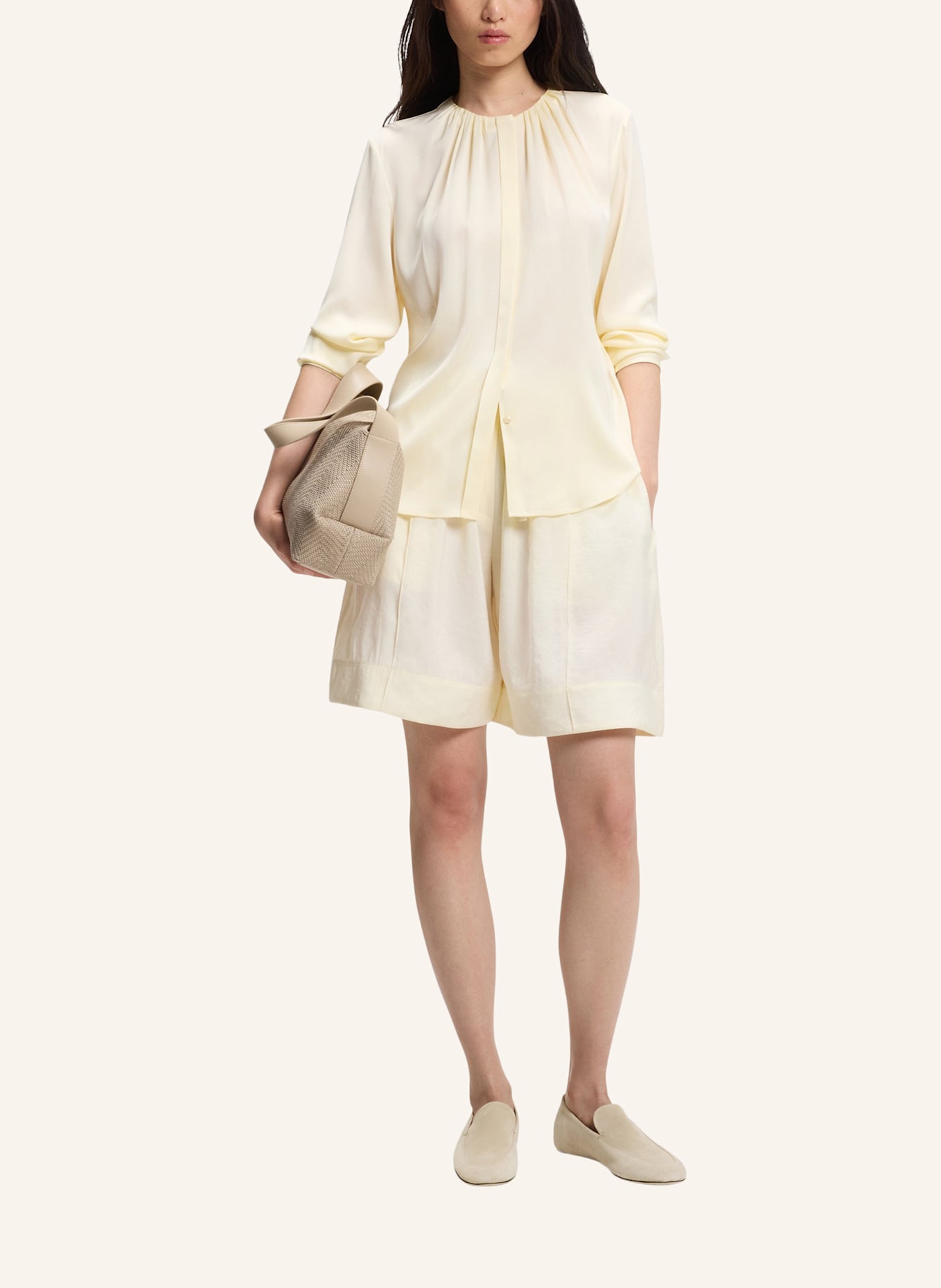 BOSS Flats PYNA_LOAFER_SD: BEIGE