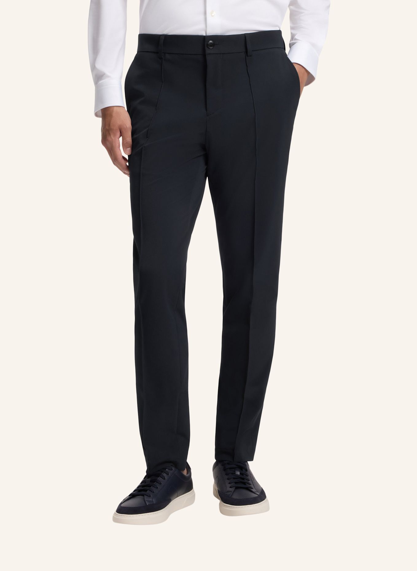 BOSS Anzughose P-GENIUS-CW-WG-263F Slim Fit: DUNKELBLAU
