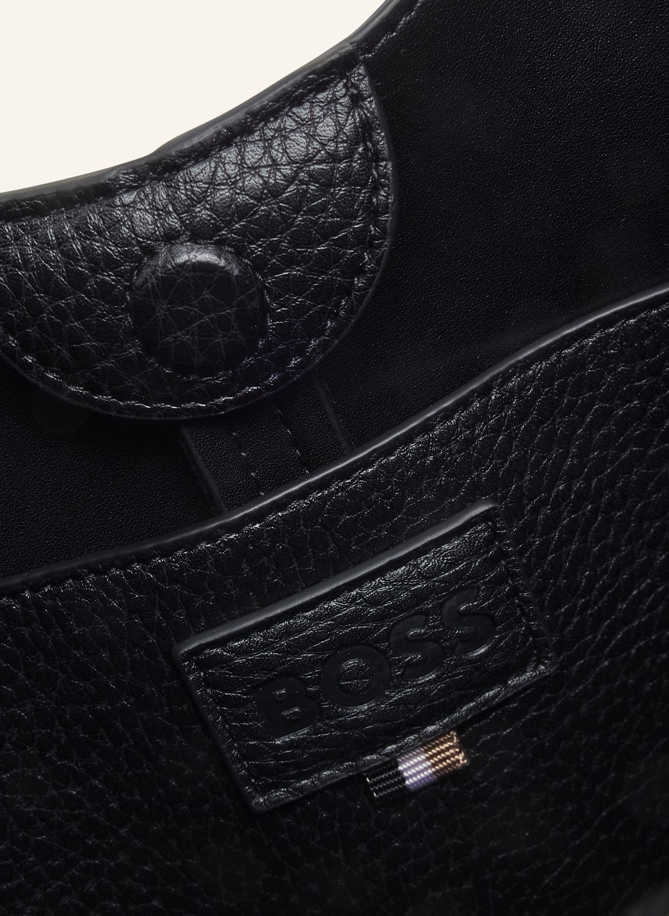 BOSS Shoulder Bags CLARICE HOBO: SCHWARZ