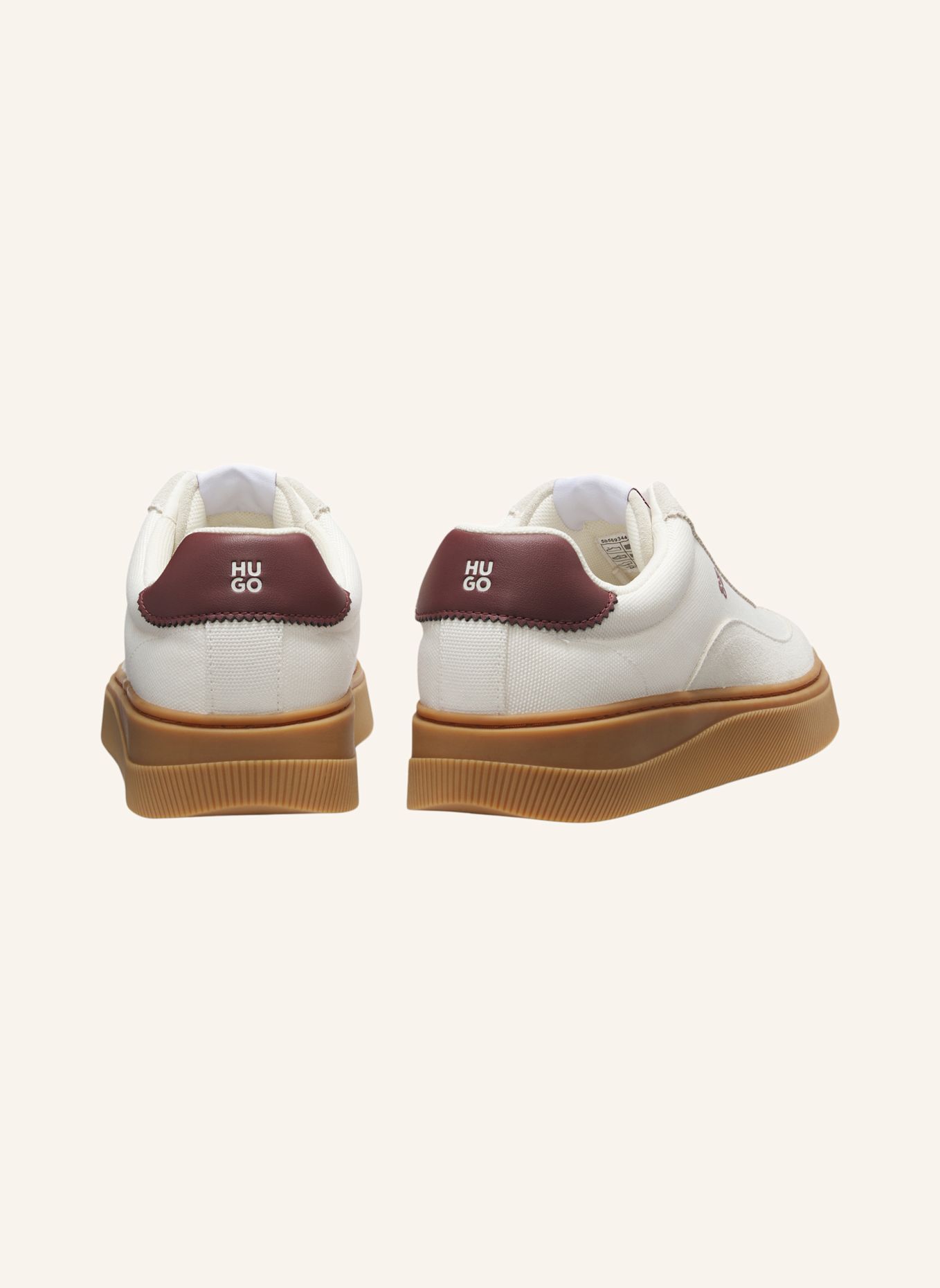 HUGO Turnschuh LYZZ_TENN_CVSDPU: WEISS