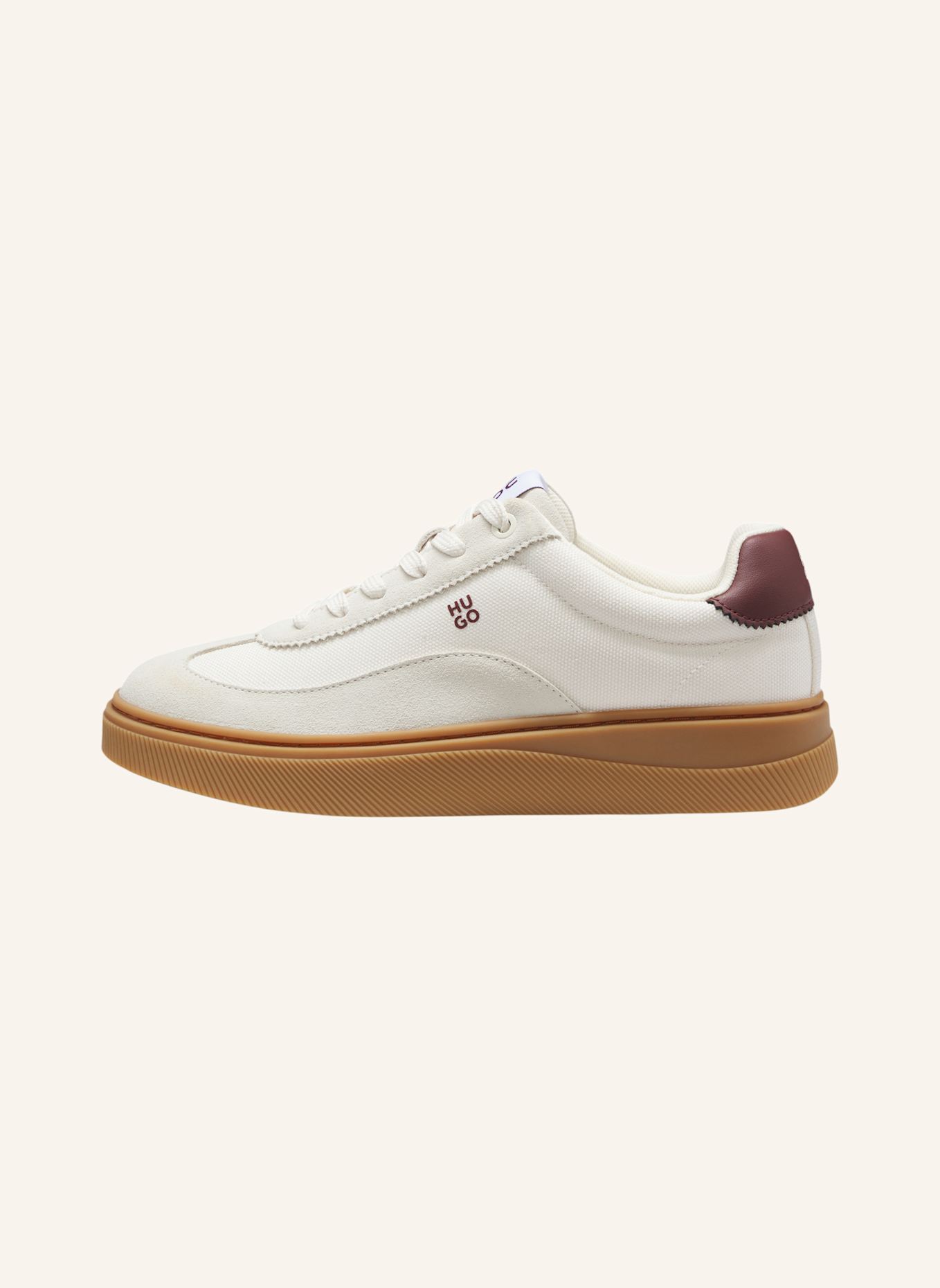 HUGO Turnschuh LYZZ_TENN_CVSDPU: WEISS