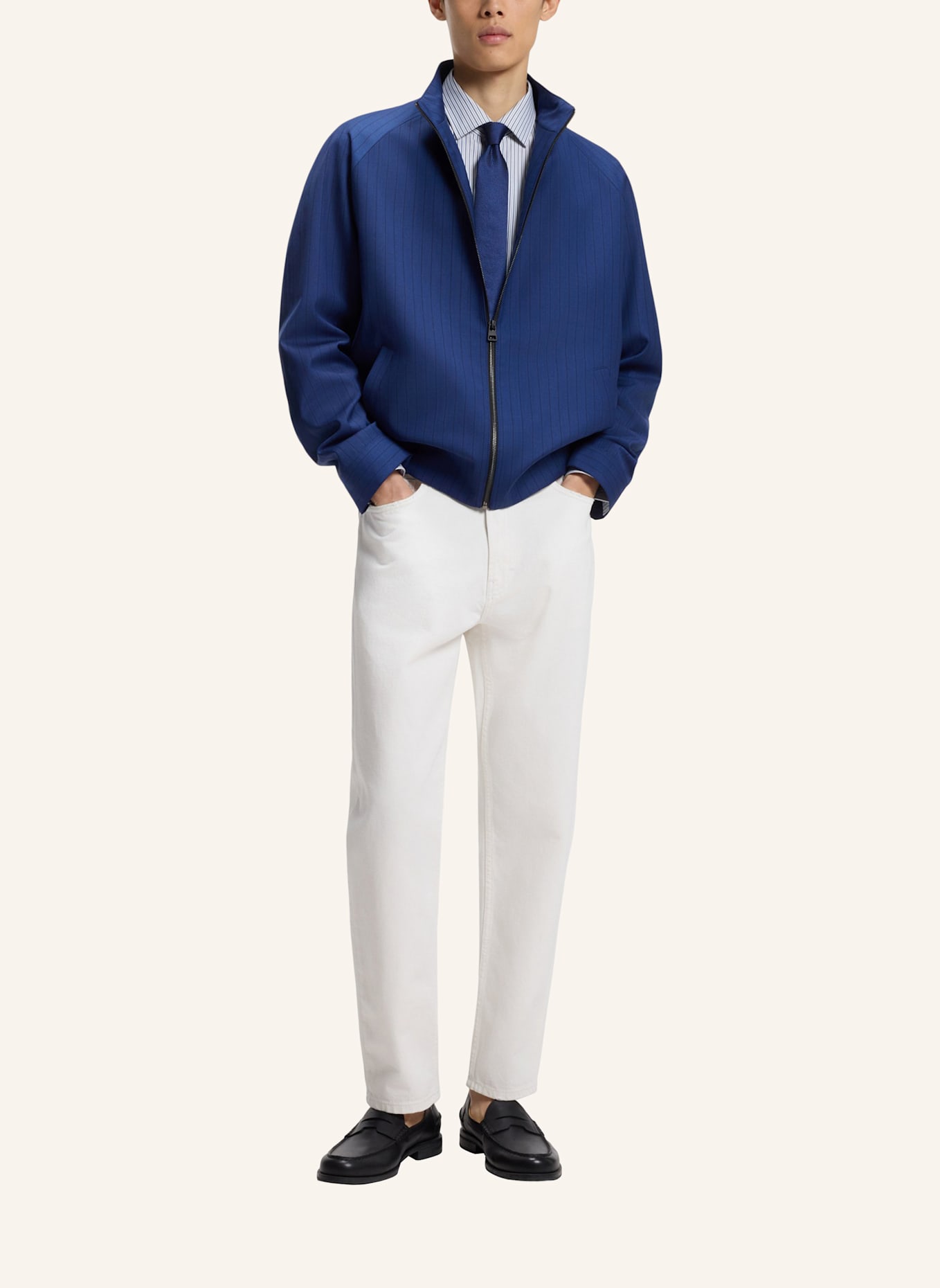 HUGO Jeans HUGO 838 Relaxed Fit: WEISS