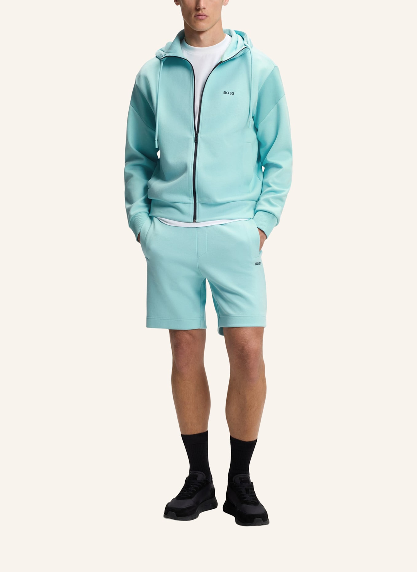 BOSS Casual Hose JT_UNION HEADLO Regular Fit: BLAU