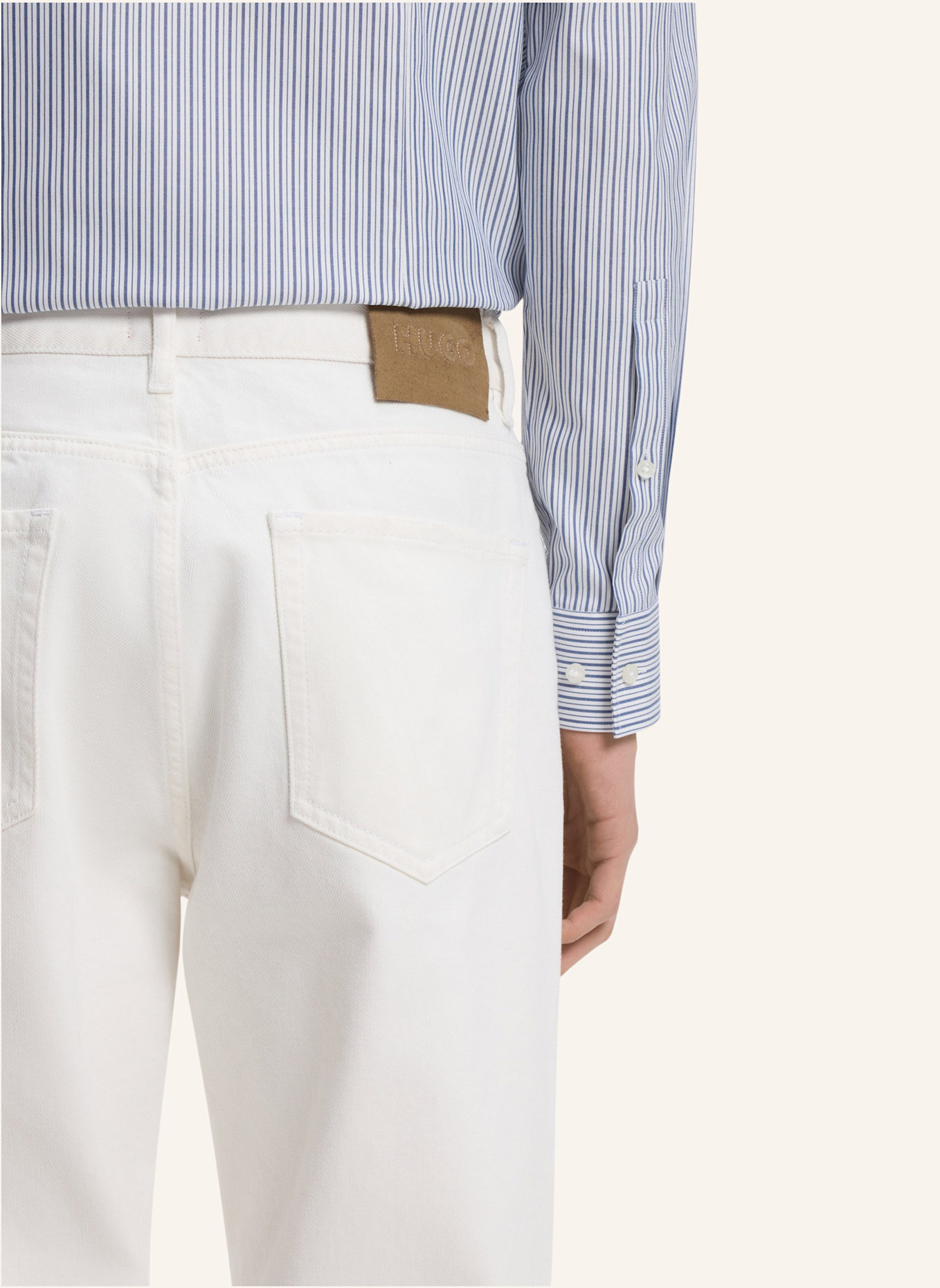 HUGO Jeans HUGO 838 Relaxed Fit: WEISS
