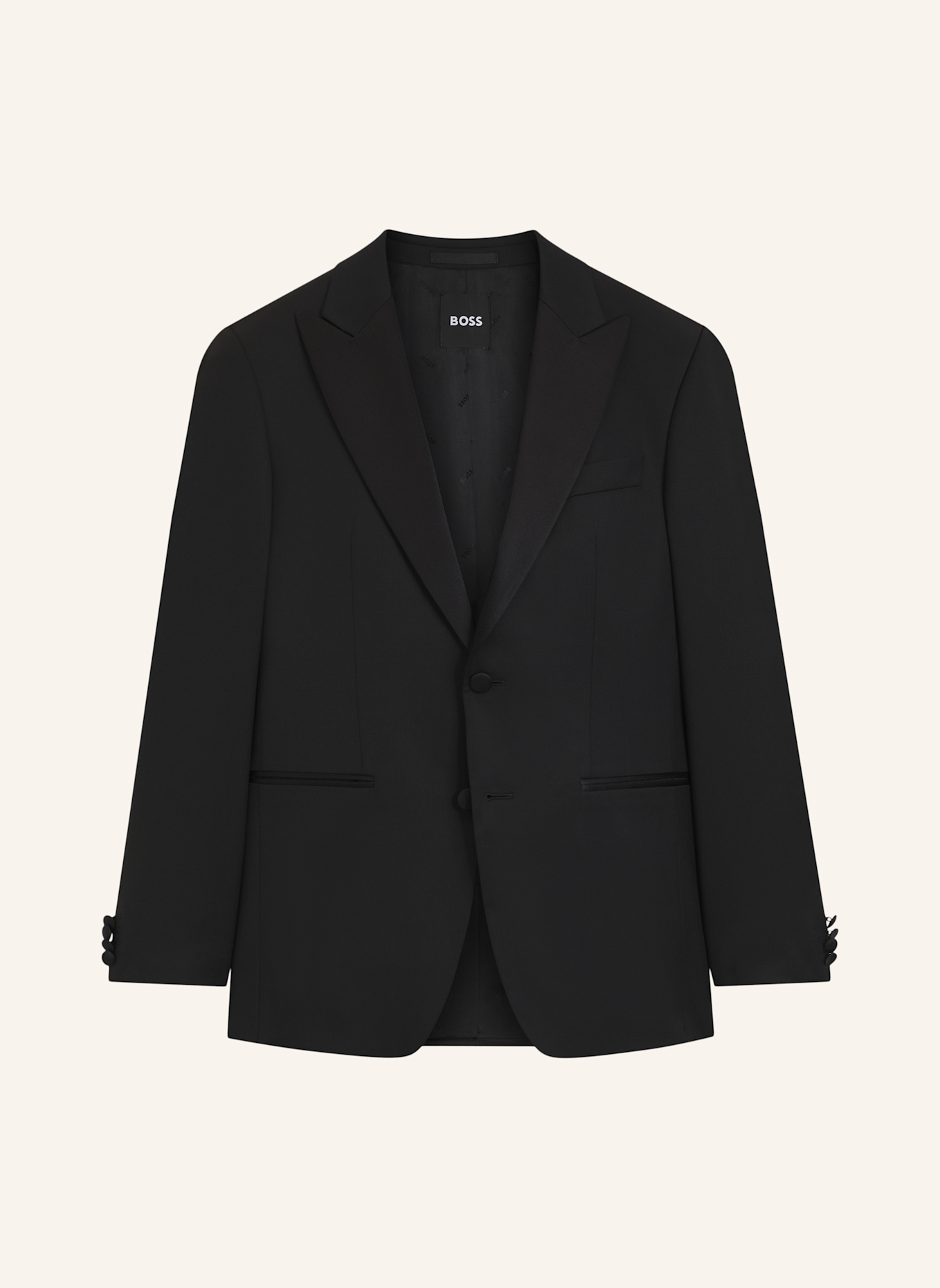 BOSS Sakko H-HUGE-TUX-P-B1 Slim Fit: SCHWARZ