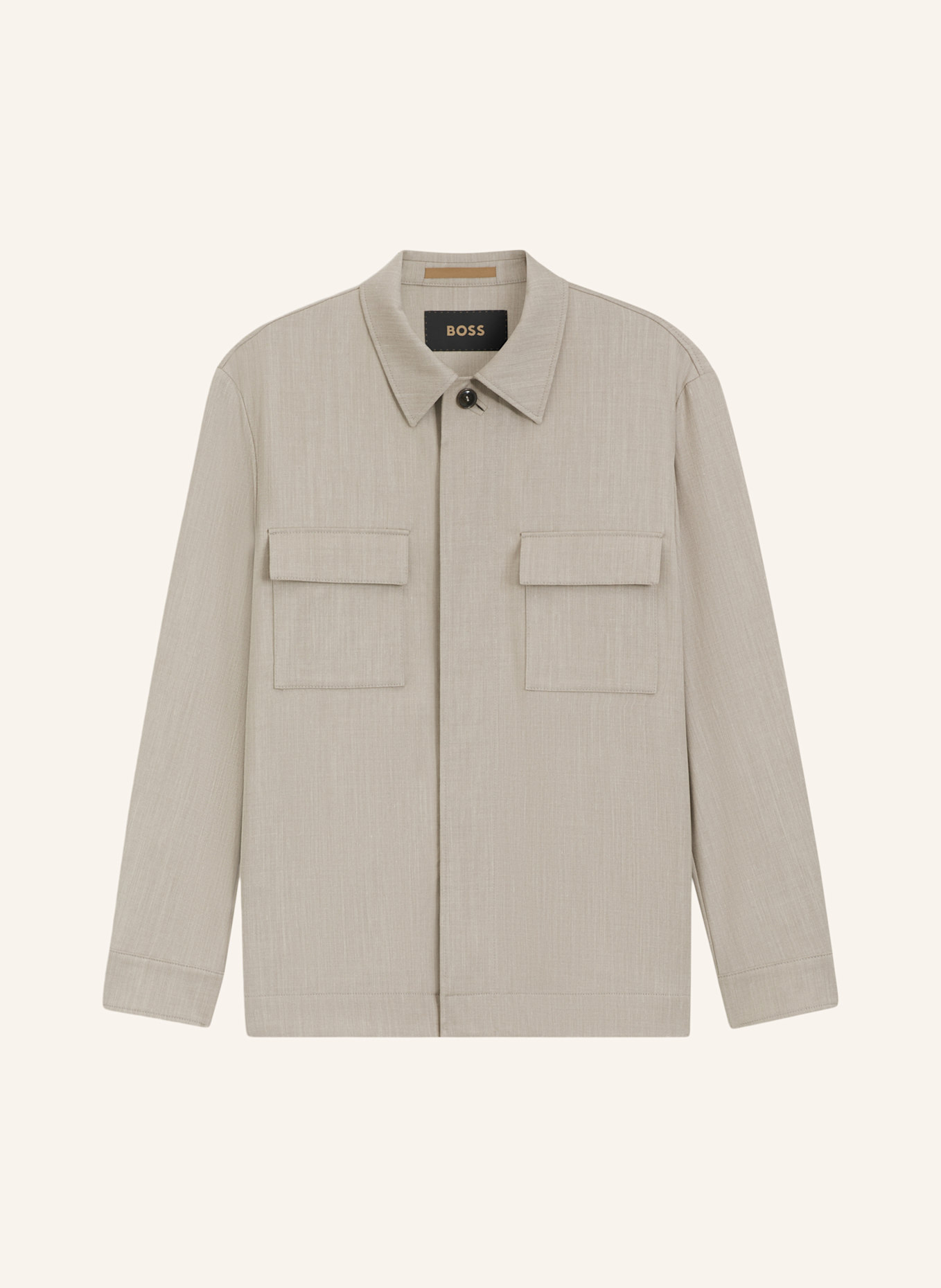 BOSS Sakko L-CORVIN-2FP-263 Relaxed Fit: BEIGE