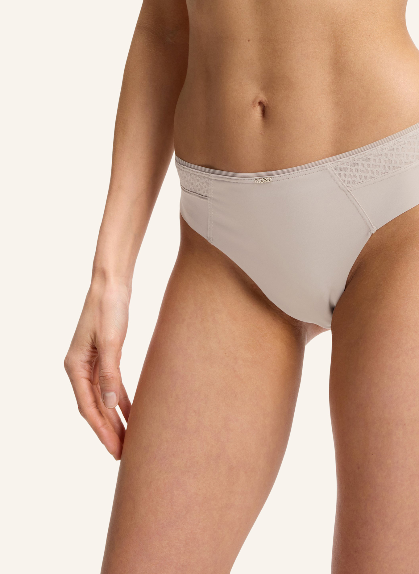 BOSS Slip BRIEF_B LACE: BEIGE