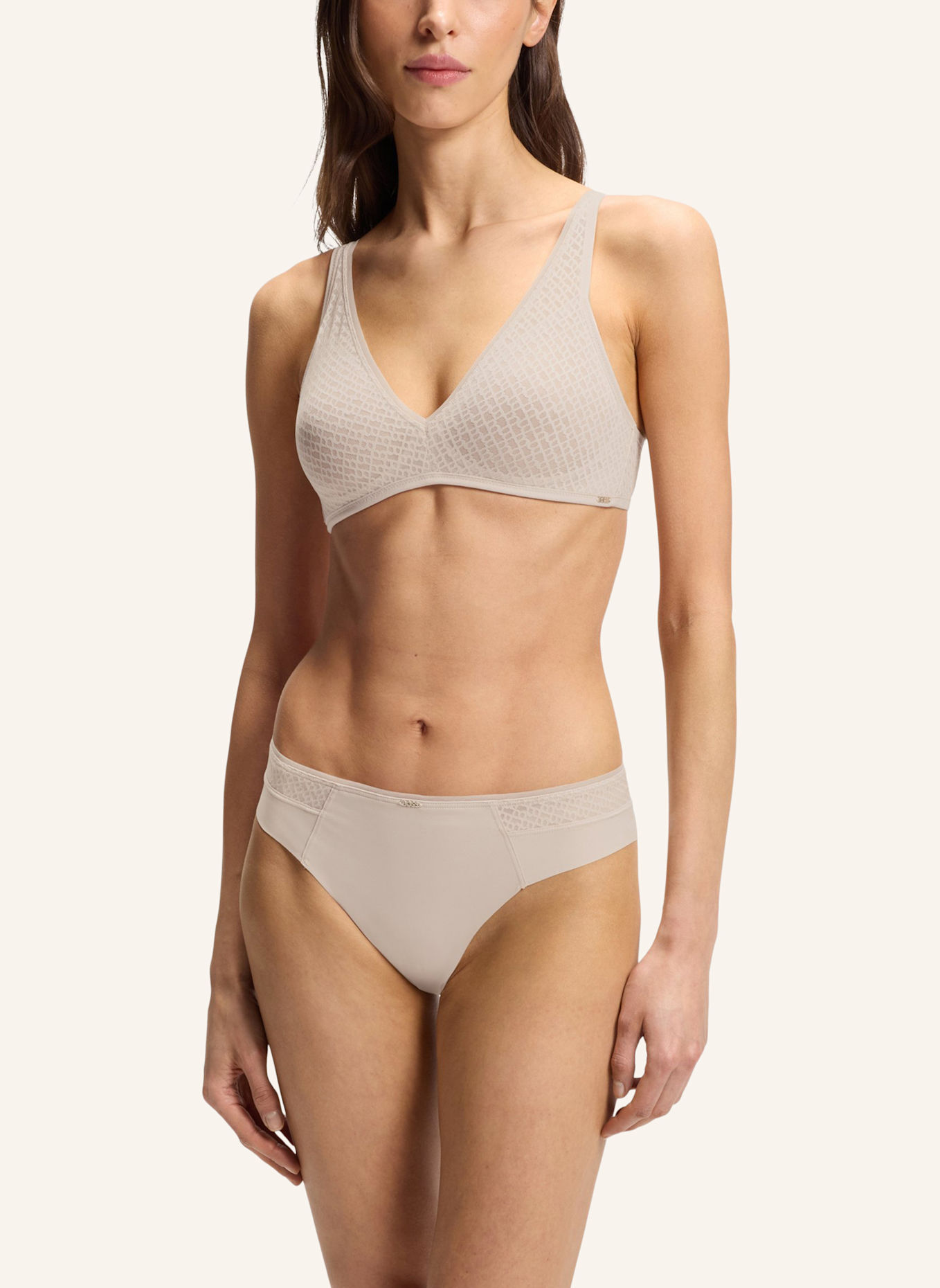 BOSS Slip BRIEF_B LACE: BEIGE