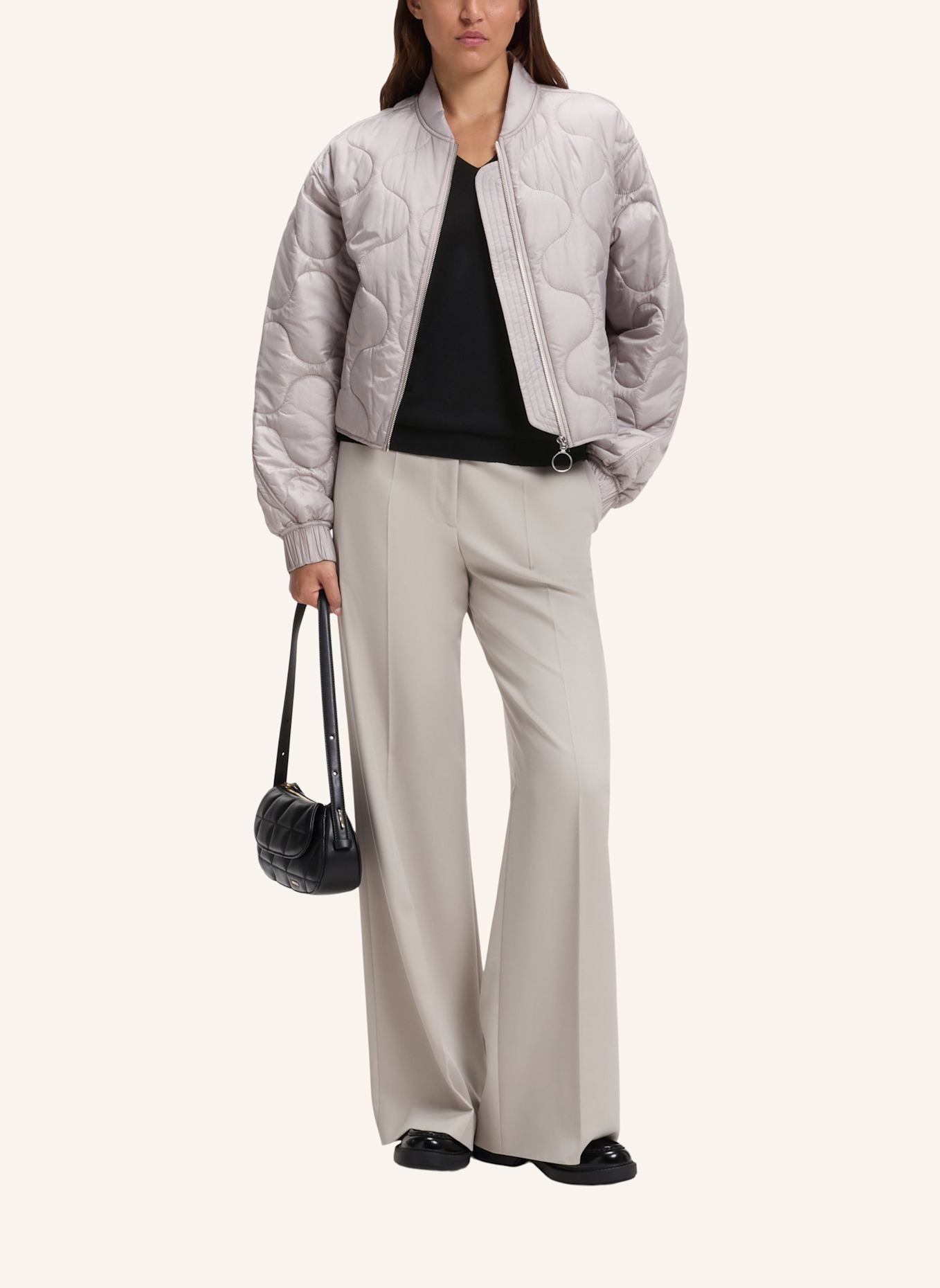 HUGO Pullover SESSARINA Relaxed Fit: SCHWARZ