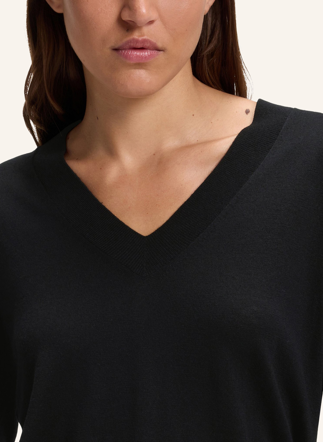 HUGO Pullover SESSARINA Relaxed Fit: SCHWARZ