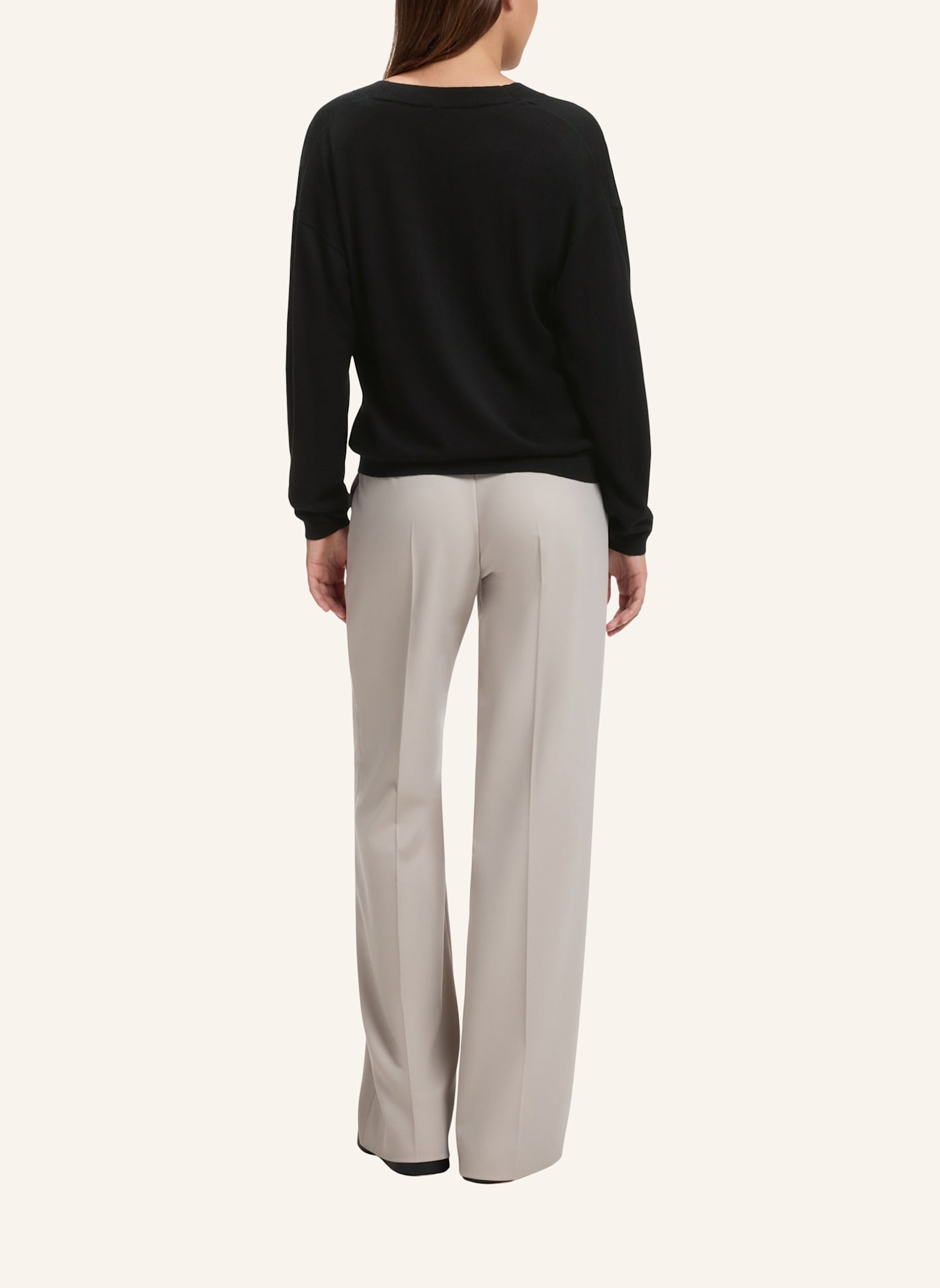 HUGO Pullover SESSARINA Relaxed Fit: SCHWARZ