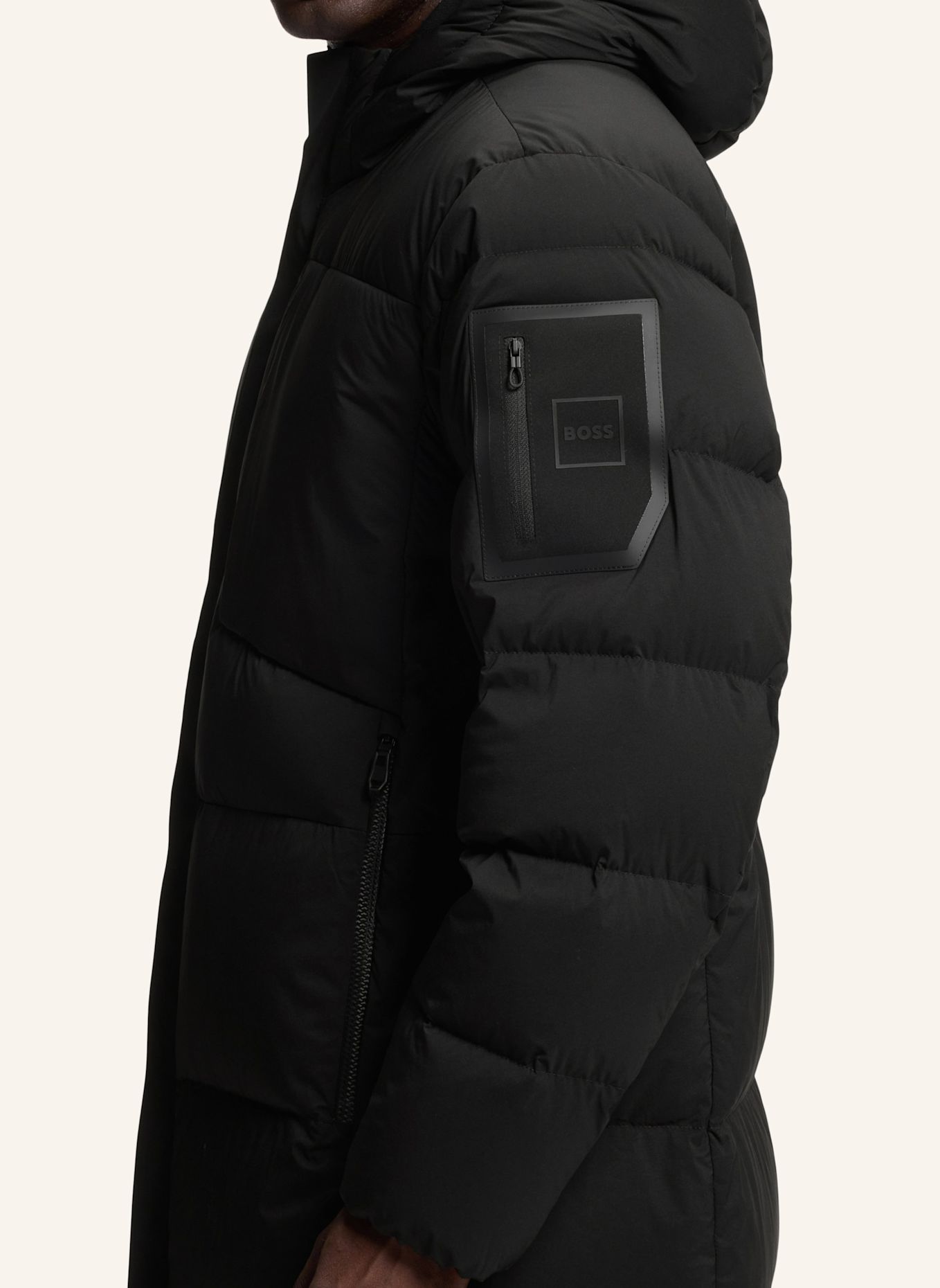 BOSS Daunenjacke OW_RIPLITE COAT HD Regular Fit: SCHWARZ