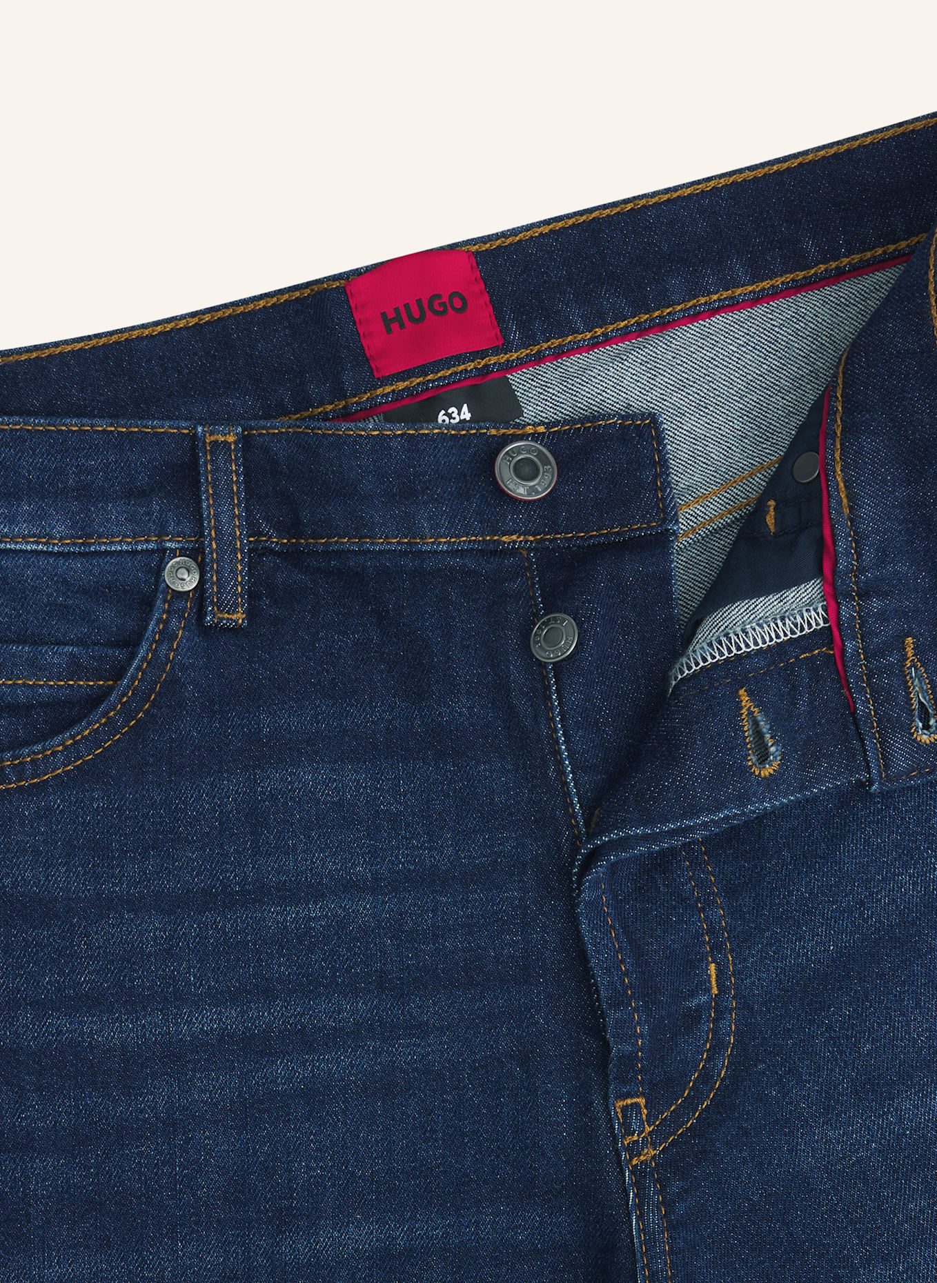 HUGO Jeans HUGO 634 Tapered Fit: DUNKELBLAU
