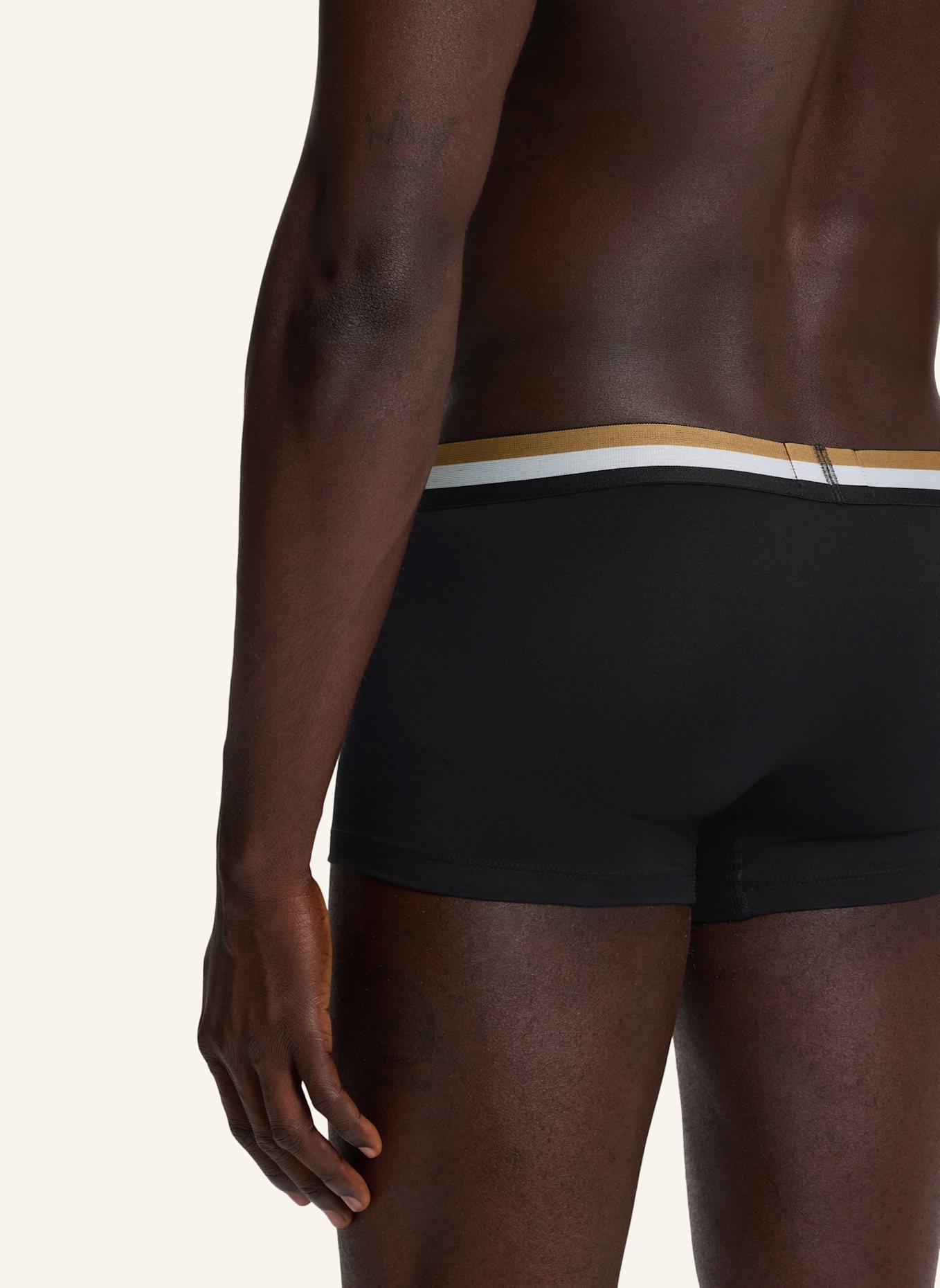 BOSS Boxer Short TRUNK 3P MOTION: SCHWARZ