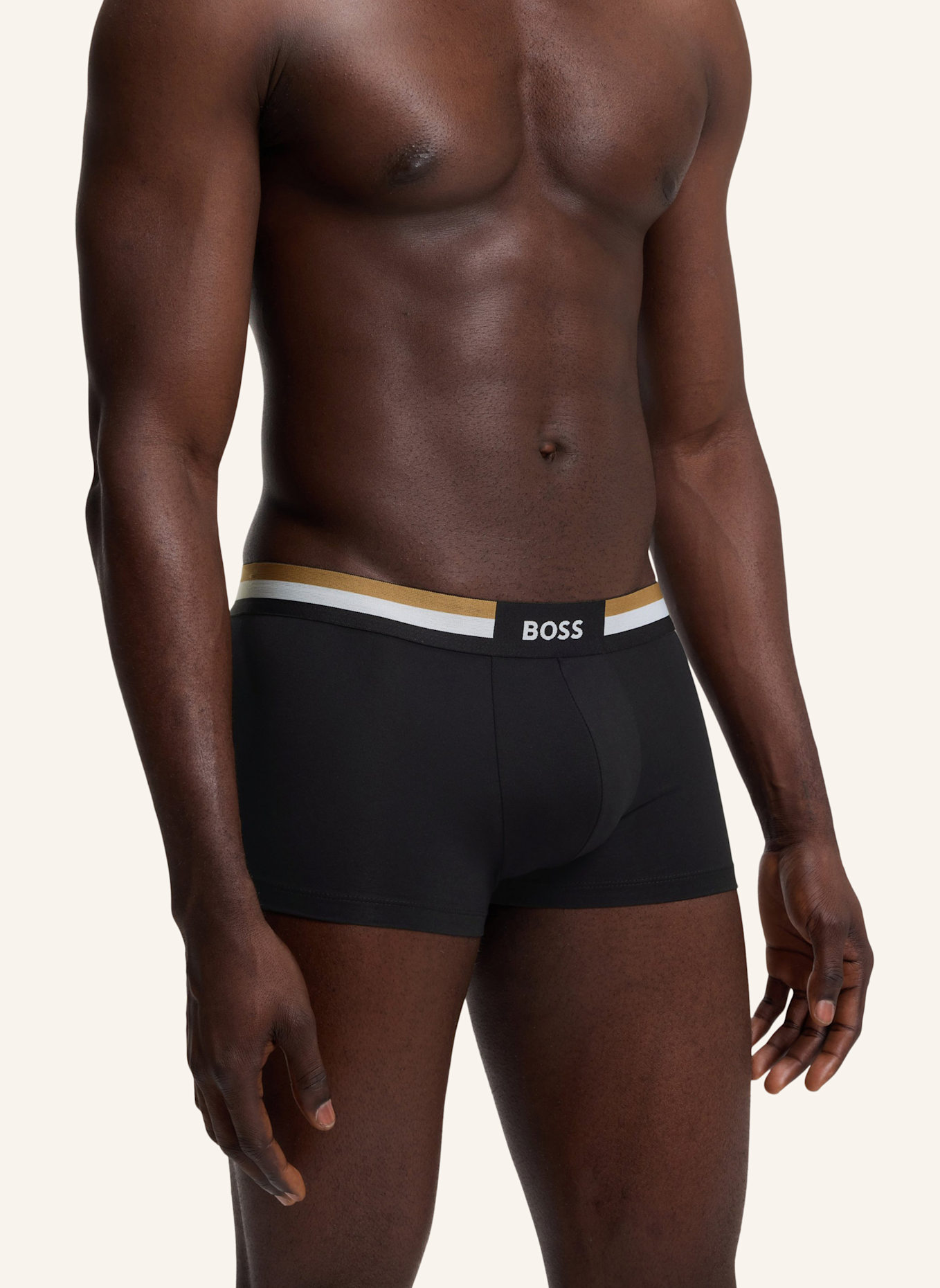 BOSS Boxer Short TRUNK 3P MOTION: SCHWARZ