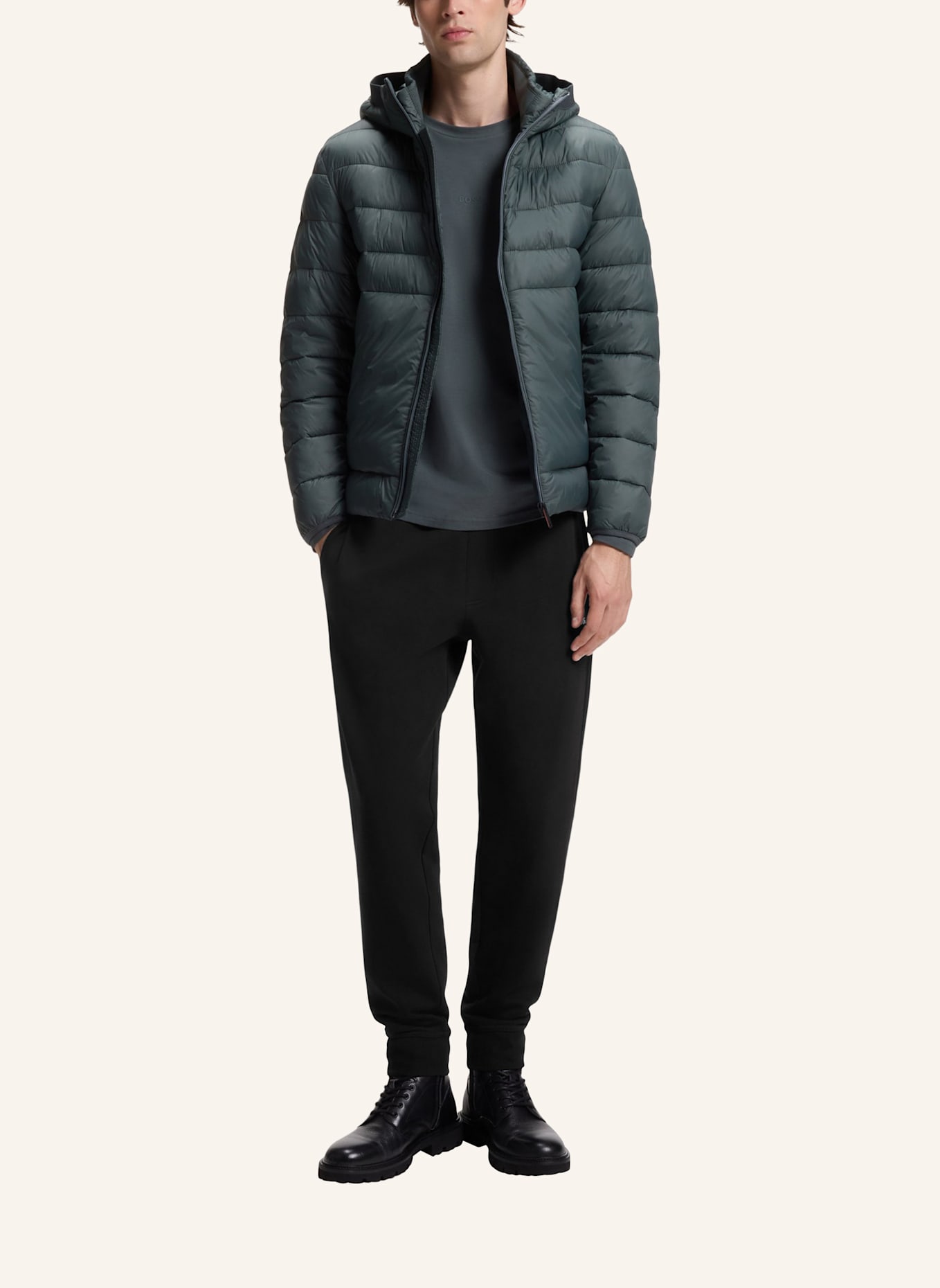 BOSS Casual Trousers SECHUP Regular Fit: SCHWARZ