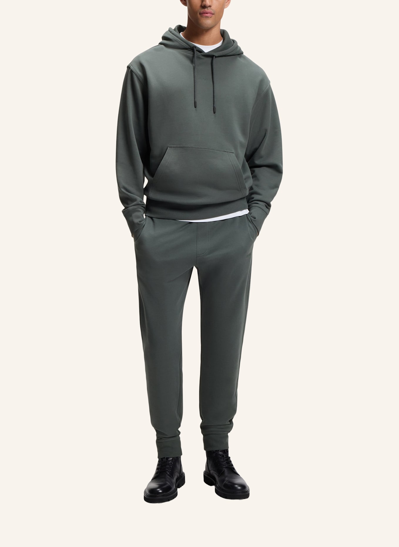BOSS Casual Trousers SECHUP Regular Fit: GRÜN