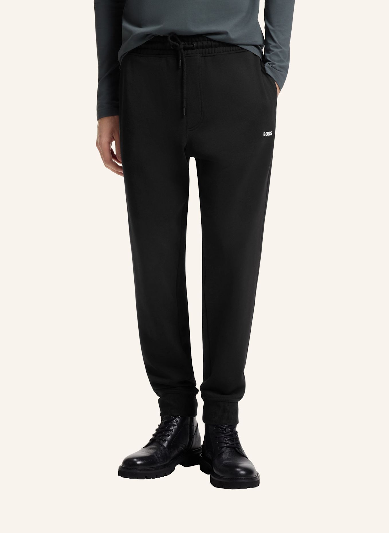 BOSS Jogginghose SECHUP Regular Fit: SCHWARZ