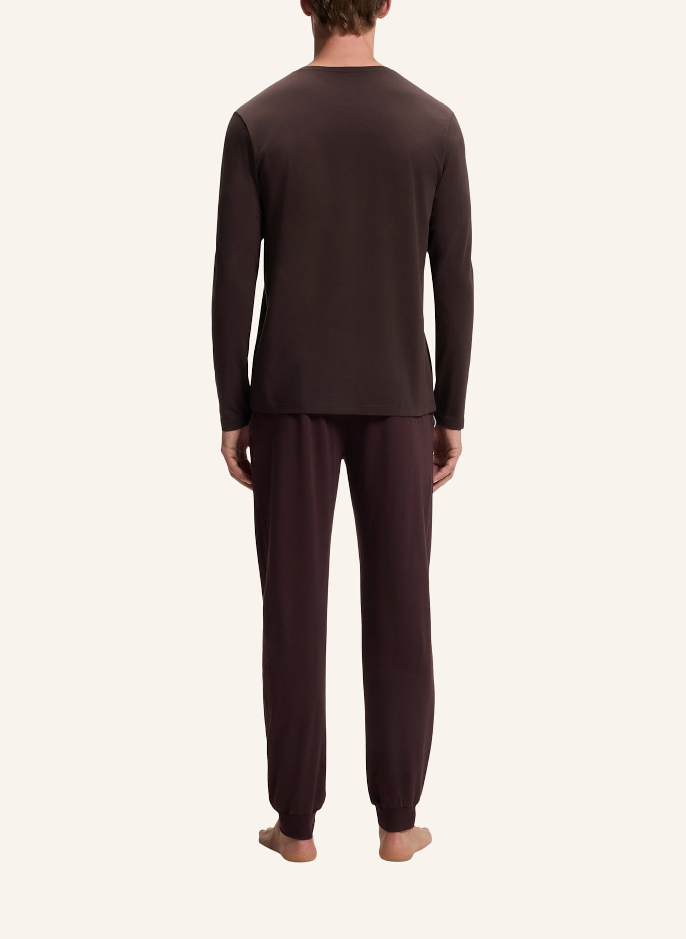 BOSS Schlafshirt MIX&MATCH: DUNKELBRAUN