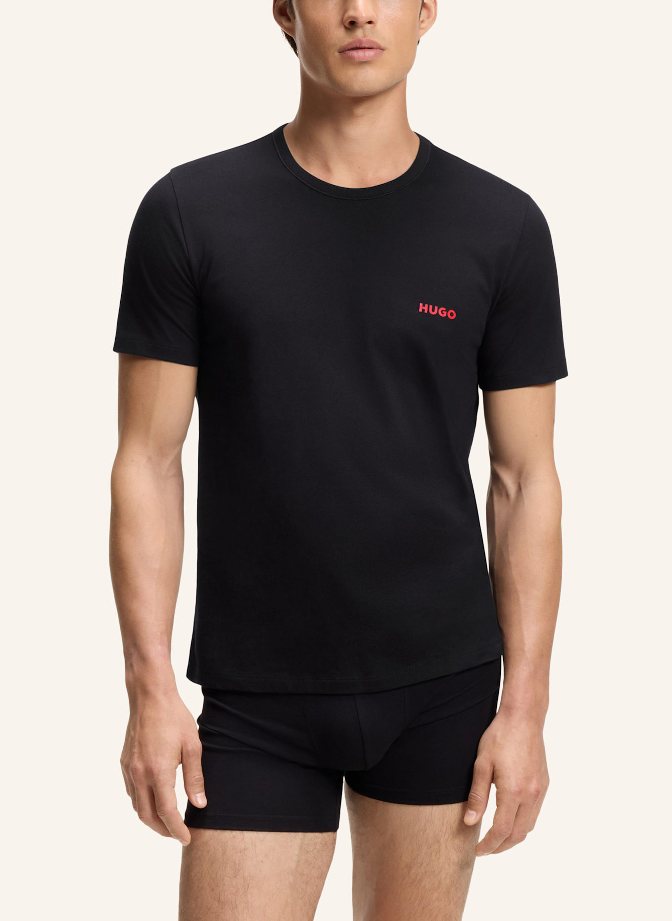 HUGO Underwear Tops T-SHIRT RN TRIPLET P Regular Fit: WEISS