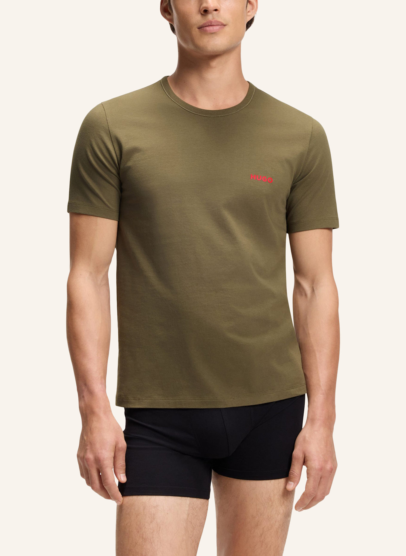 HUGO Underwear Tops T-SHIRT RN TRIPLET P Regular Fit: WEISS