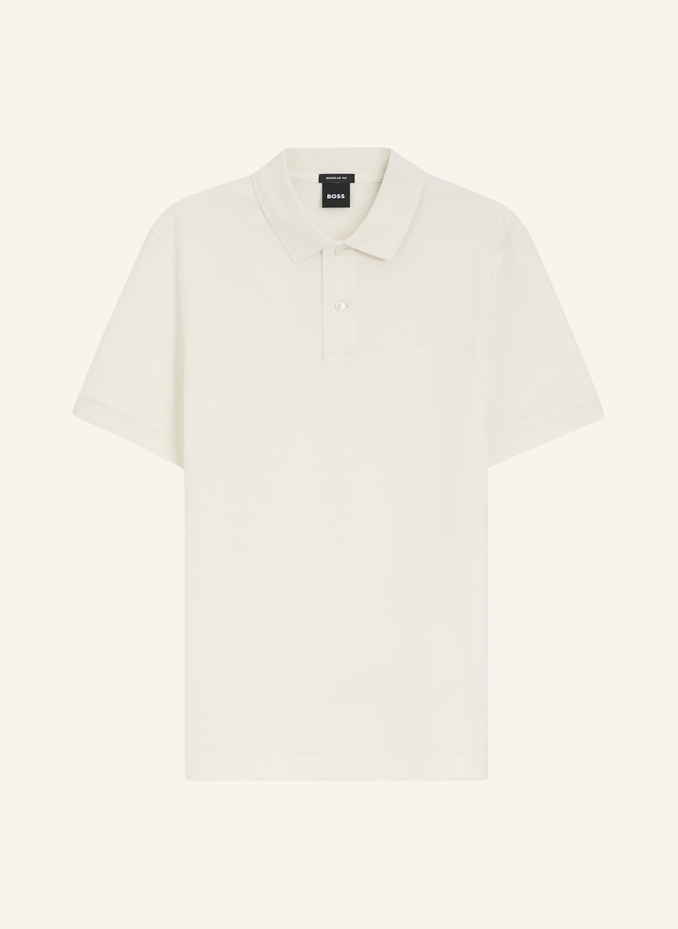 BOSS Piqué-Poloshirt PALLAS Regular Fit: WEISS