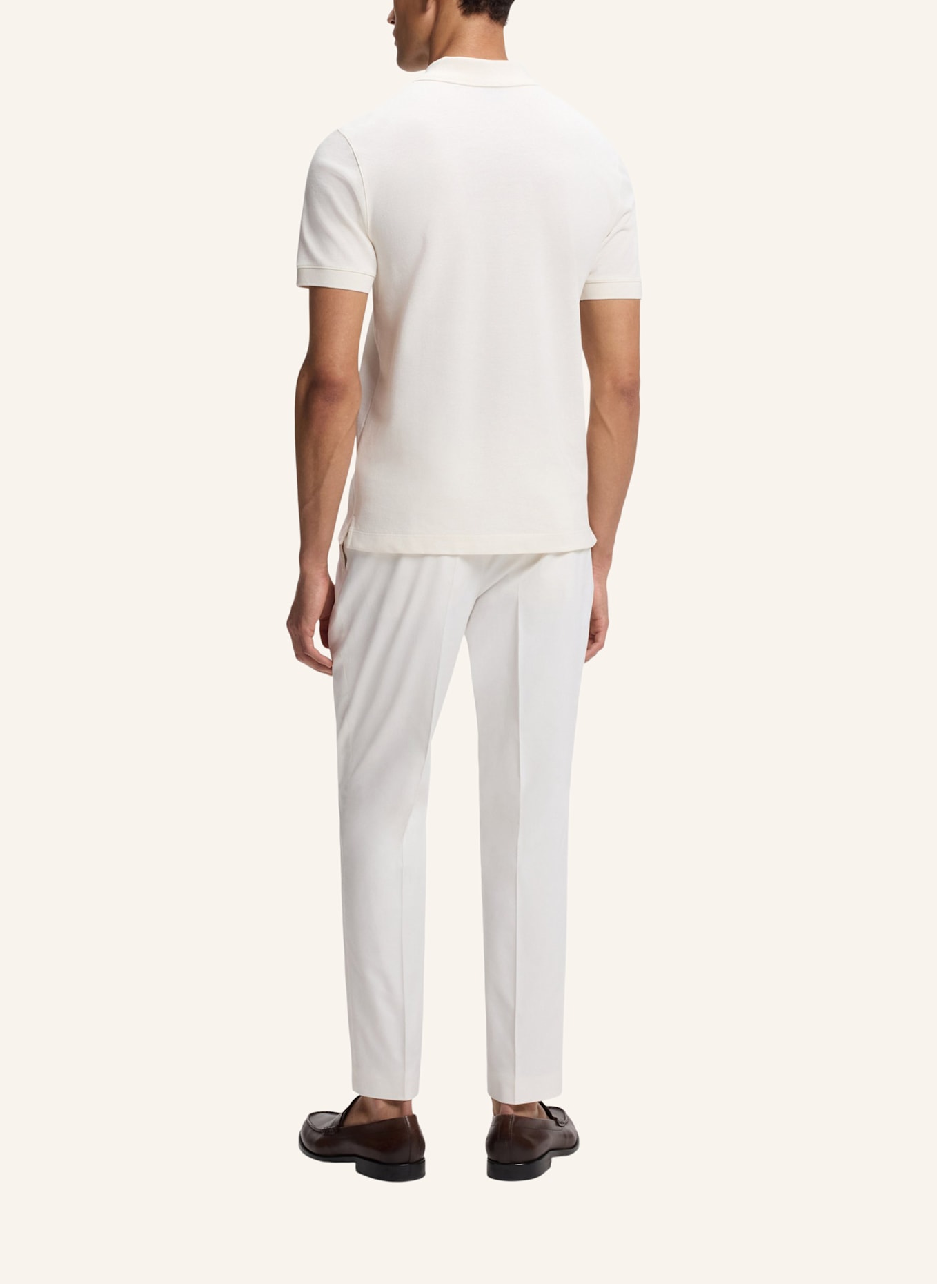BOSS Piqué-Poloshirt PALLAS Regular Fit: WEISS