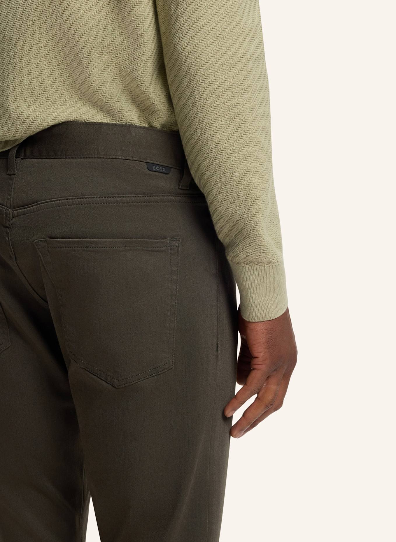 BOSS Jeans DELAWARE Slim Fit: GRÜN