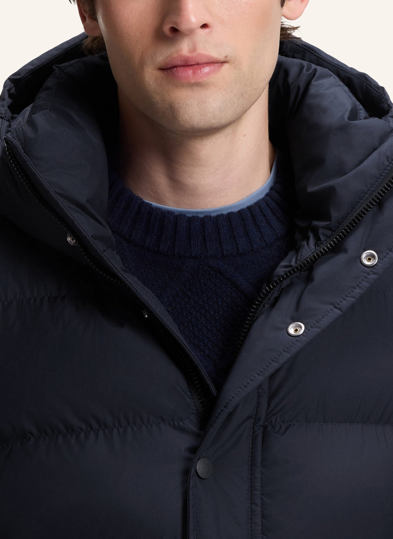 BOSS Down Jackets OMARIS1 Regular Fit: DUNKELBLAU