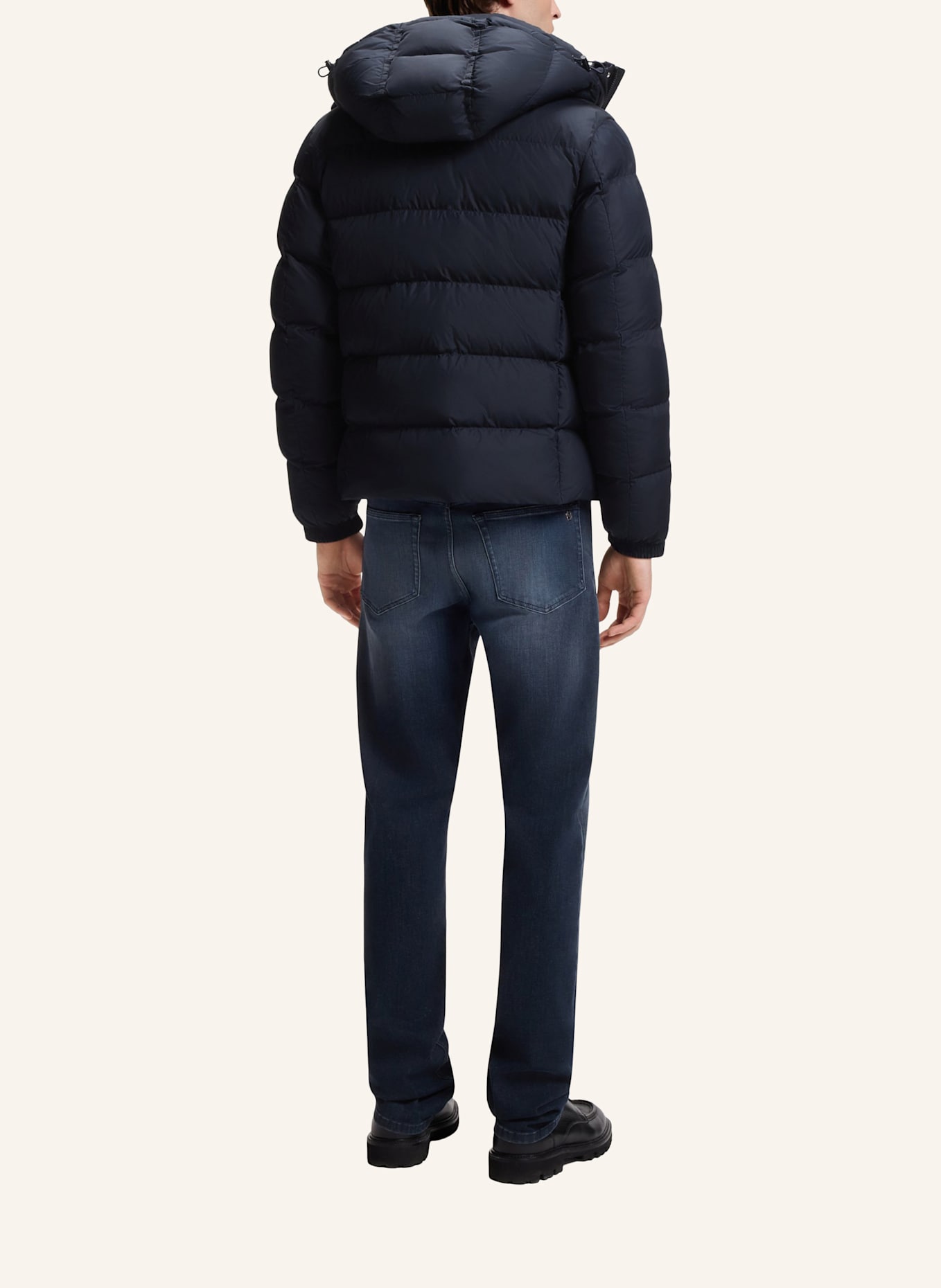 BOSS Down Jackets OMARIS1 Regular Fit: DUNKELBLAU