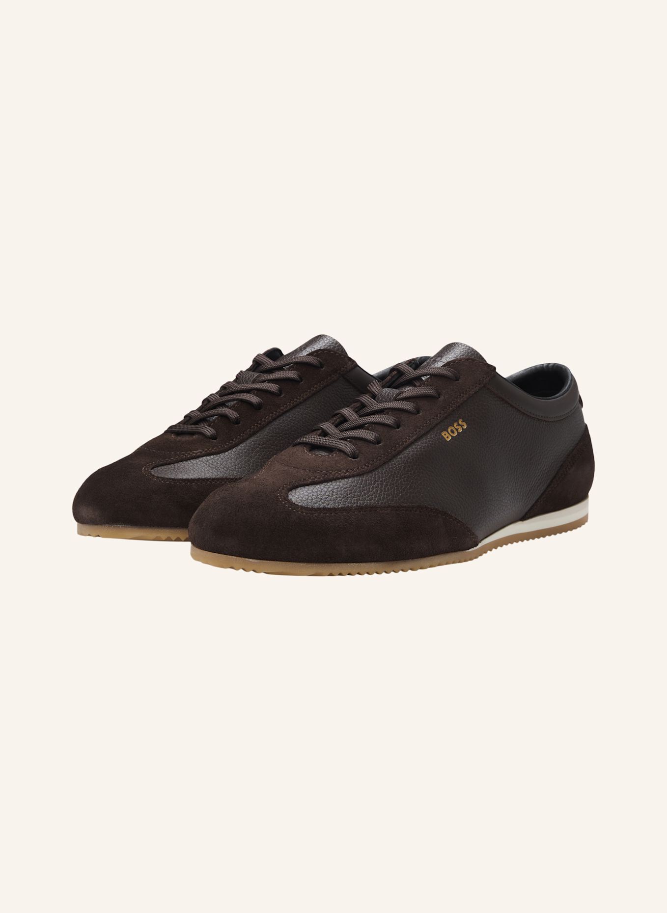 BOSS Trainers LINEOR_LOWP_SDTB: DUNKELBRAUN