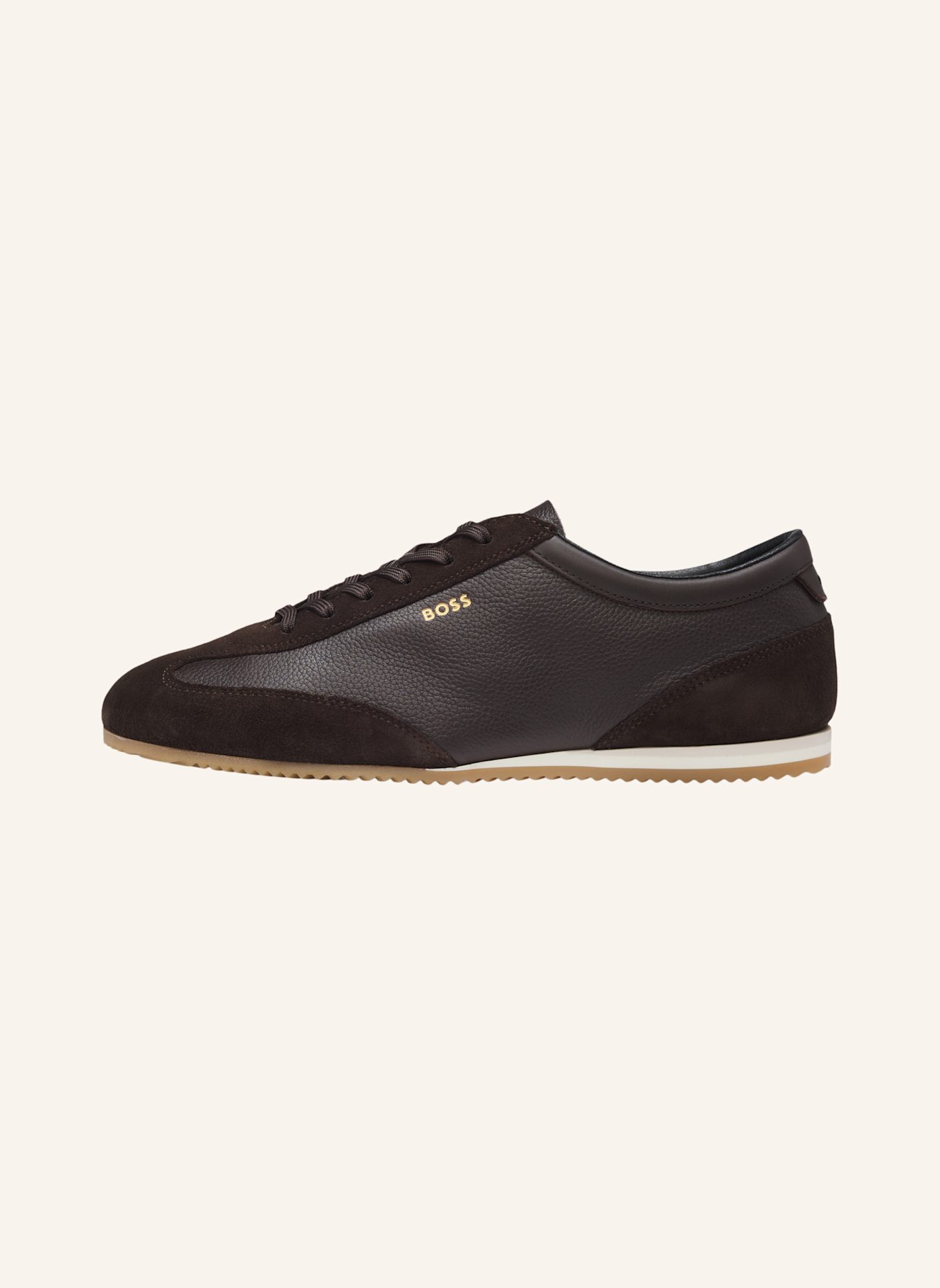 BOSS Trainers LINEOR_LOWP_SDTB: DUNKELBRAUN
