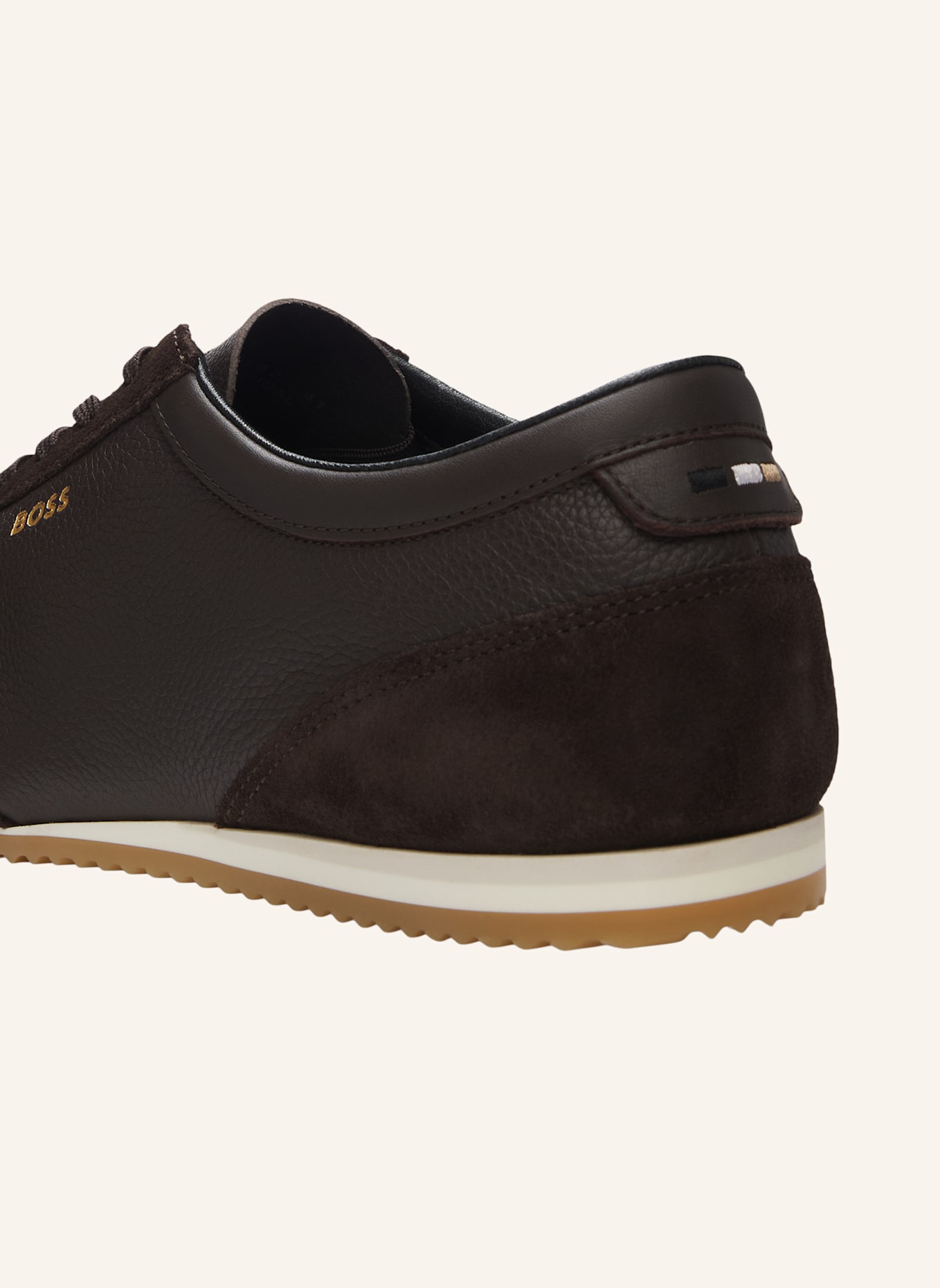 BOSS Trainers LINEOR_LOWP_SDTB: DUNKELBRAUN