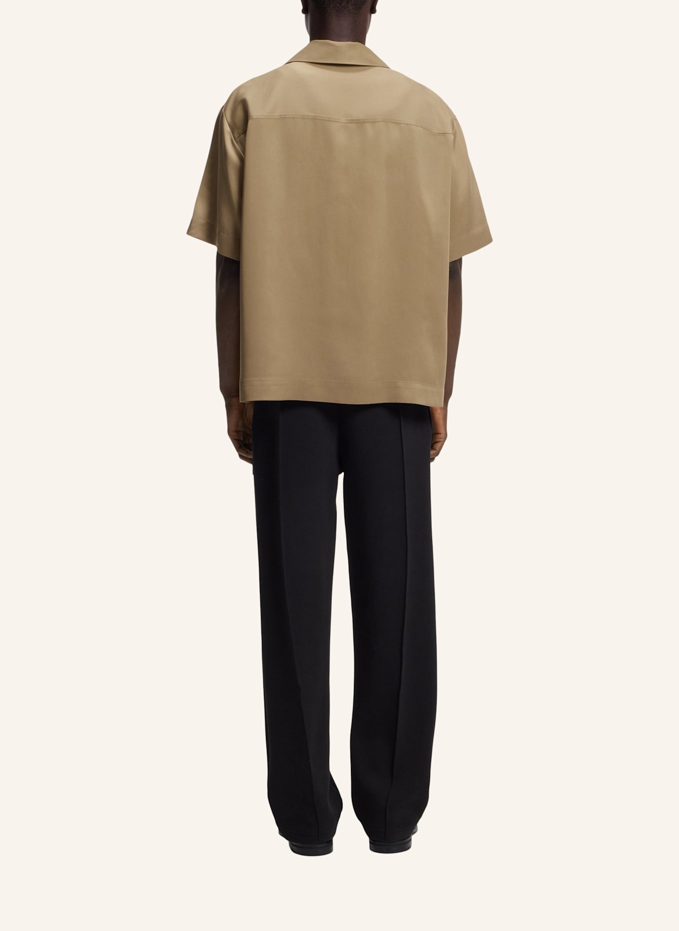 HUGO Shirt ESPINO Oversize Fit: BEIGE