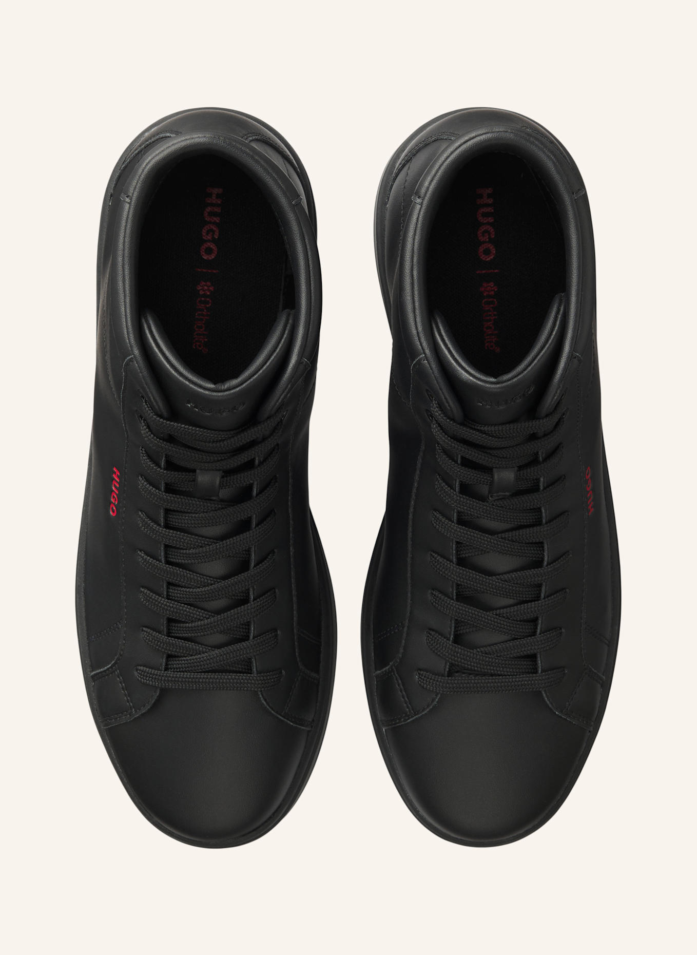 HUGO Trainers NESTON_HITO_PU: SCHWARZ