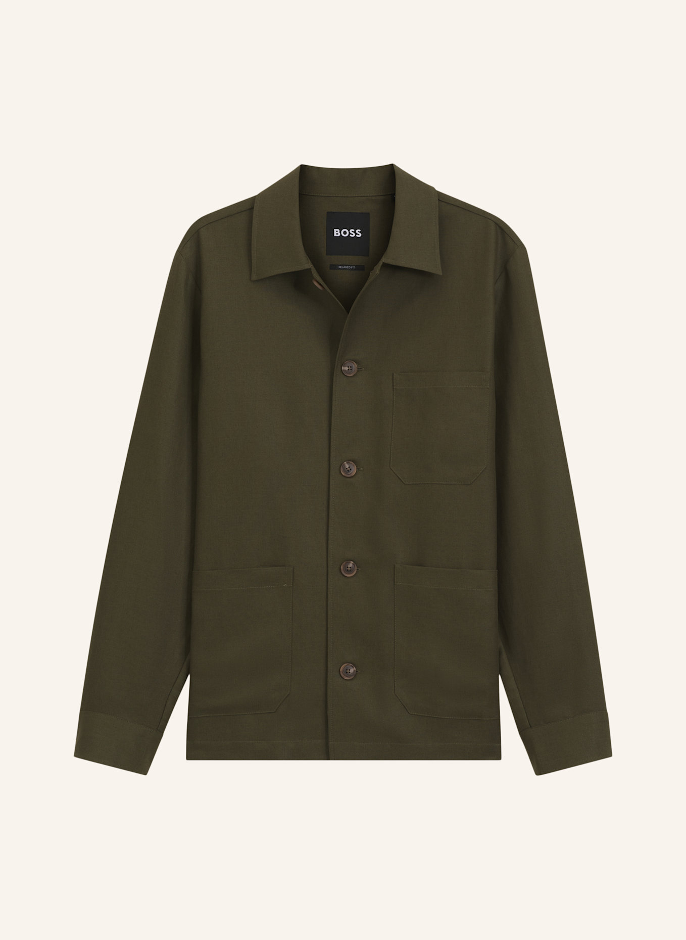BOSS Shirt H-CAI-K-3P-262 Relaxed Fit: GRÜN