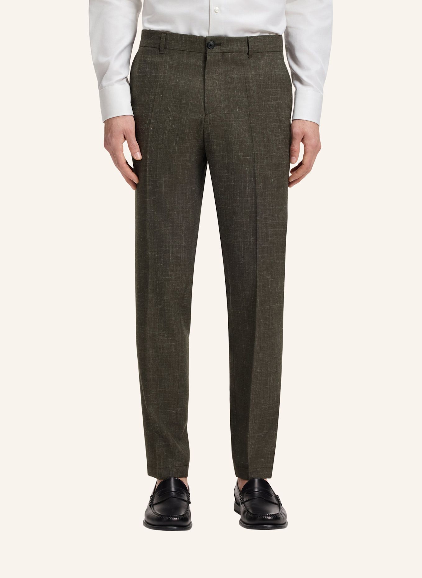 BOSS Businesshose C-GENIUS-263 Slim Fit: GRÜN