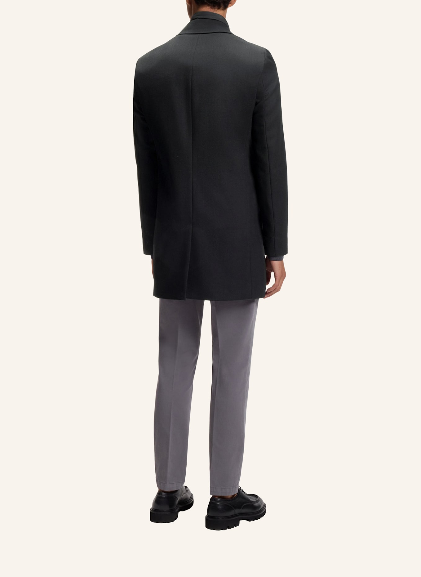 BOSS Coat H-HYDE-BIB-264 Slim Fit: SCHWARZ