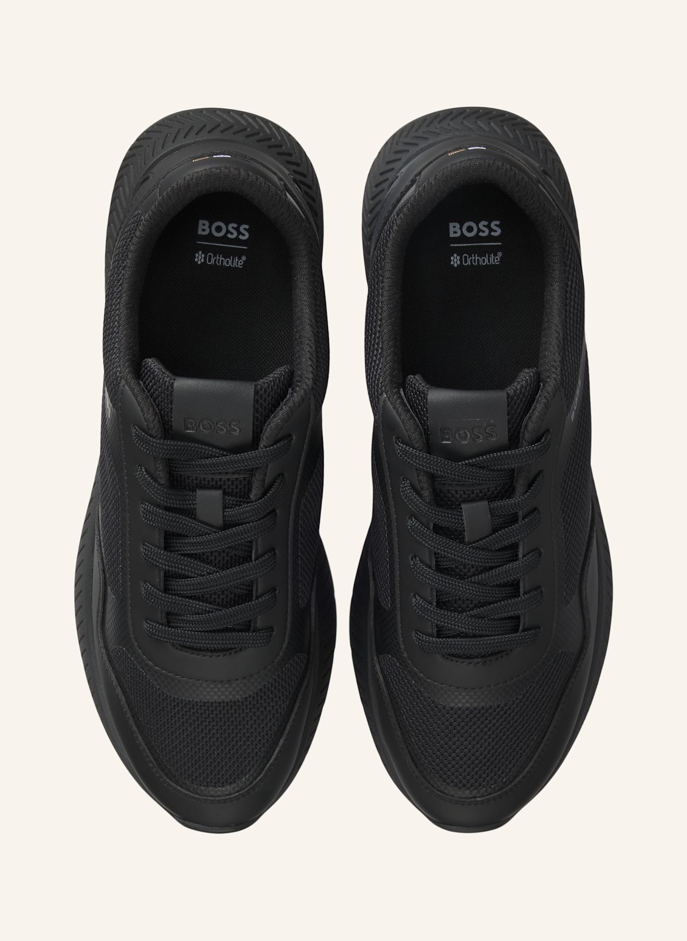 BOSS Trainers TITANIUM_RUNN_METHAL: SCHWARZ
