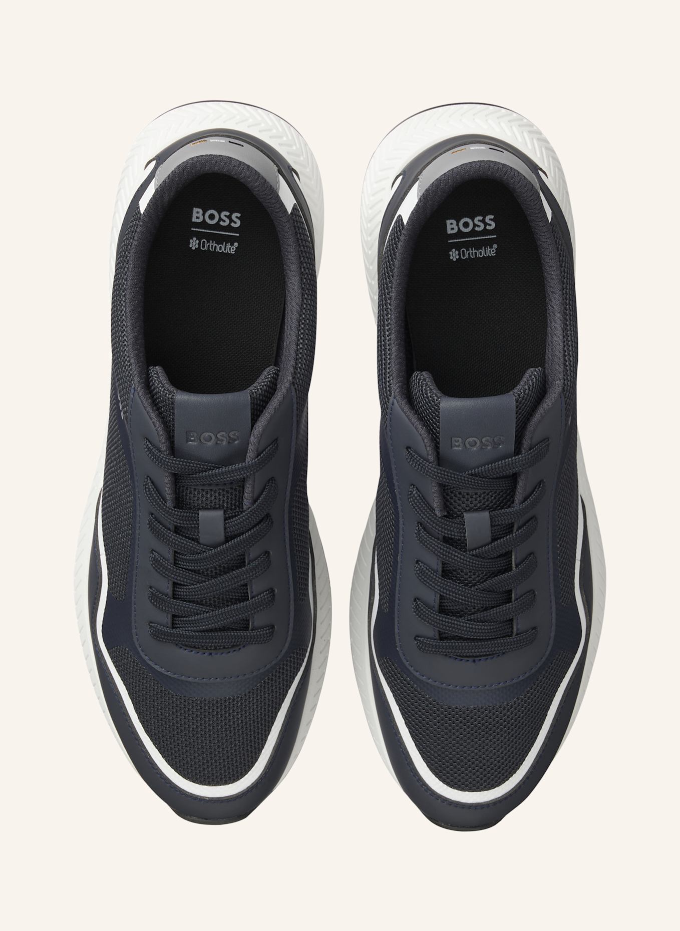 BOSS Trainers TITANIUM_RUNN_METHAL: DUNKELBLAU