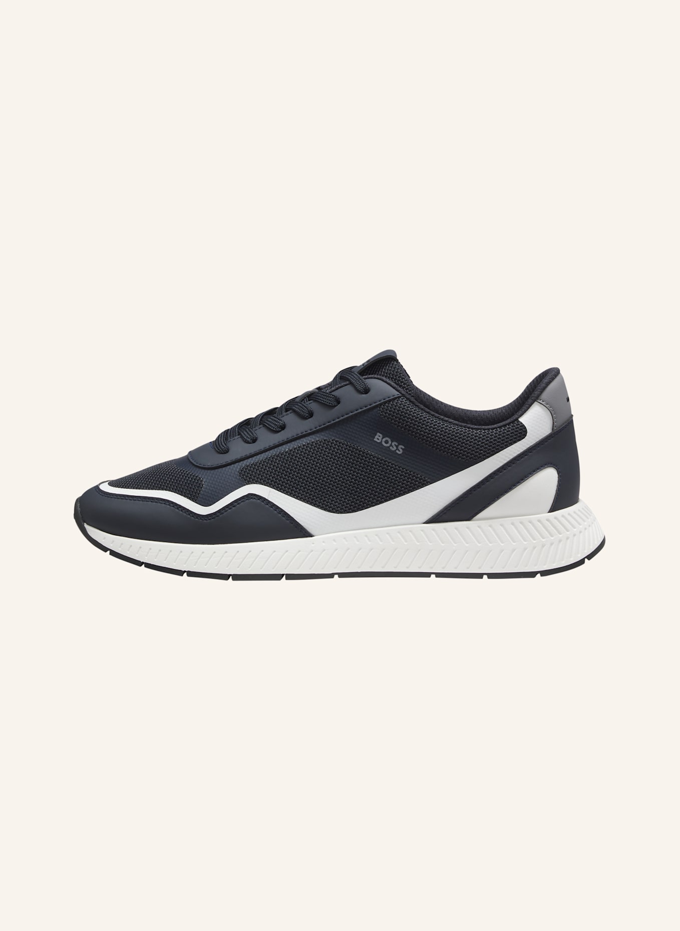 BOSS Trainers TITANIUM_RUNN_METHAL: DUNKELBLAU